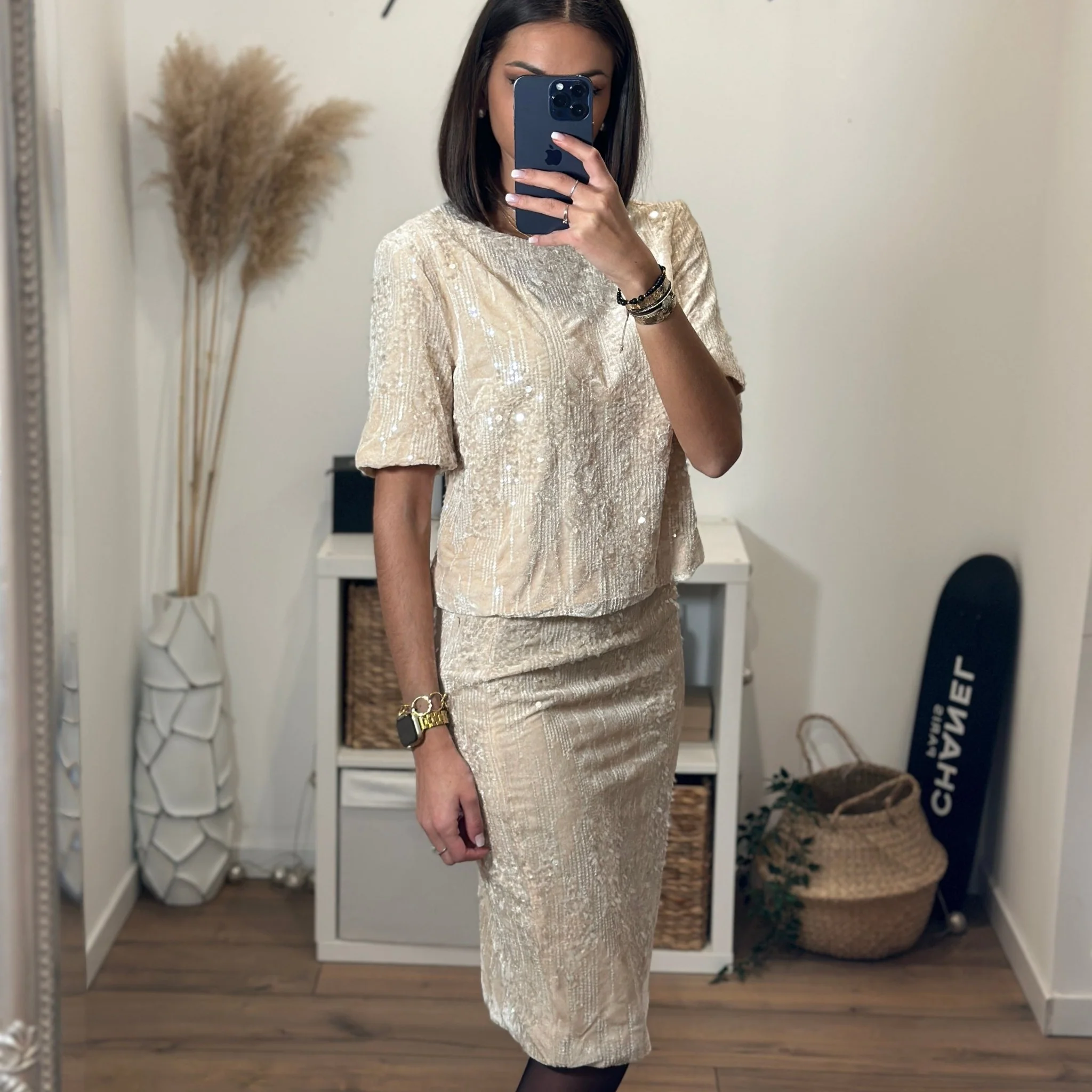JUPE BEIGE ASSIA - Image 3