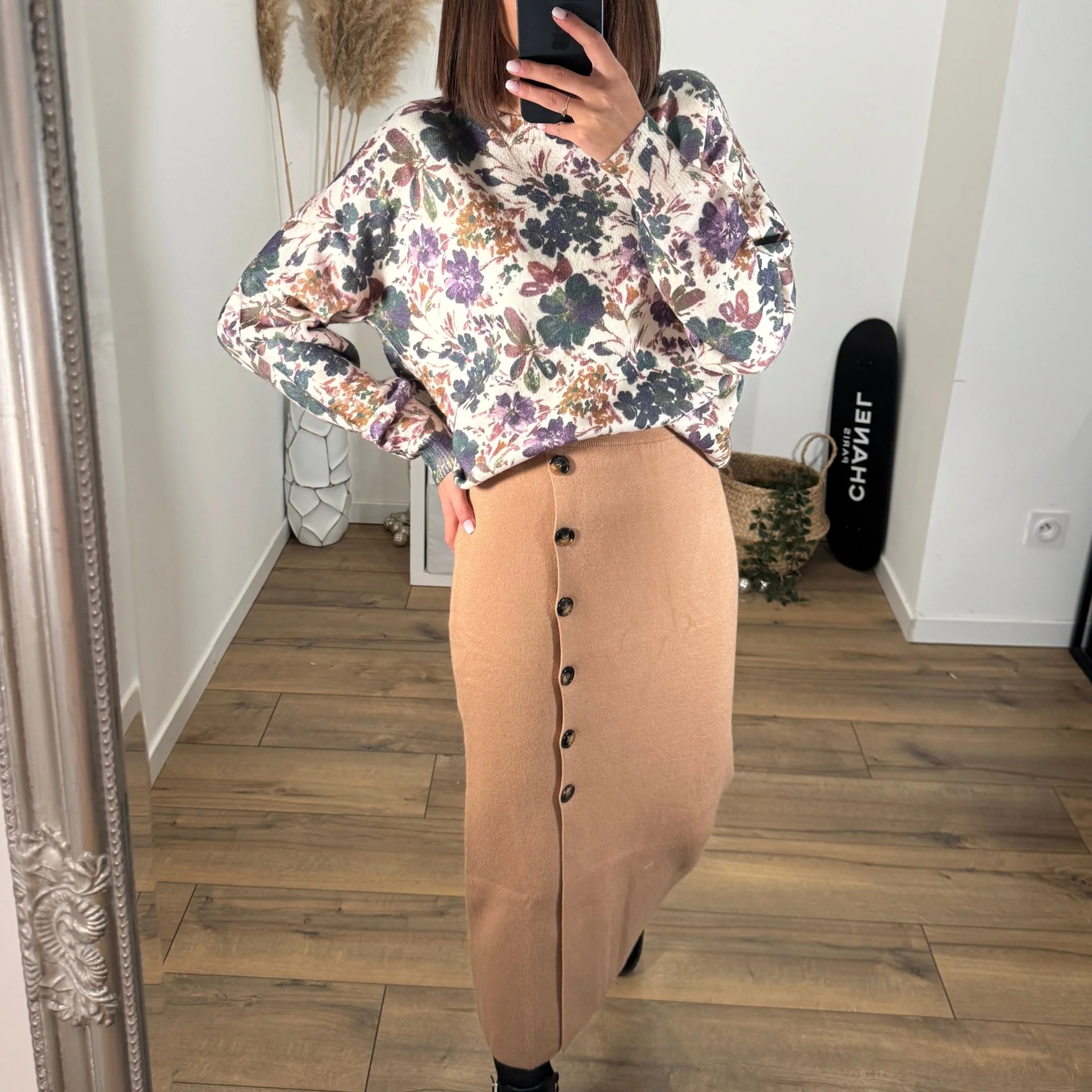 JUPE CAMEL EN LAINE JONA - Image 3