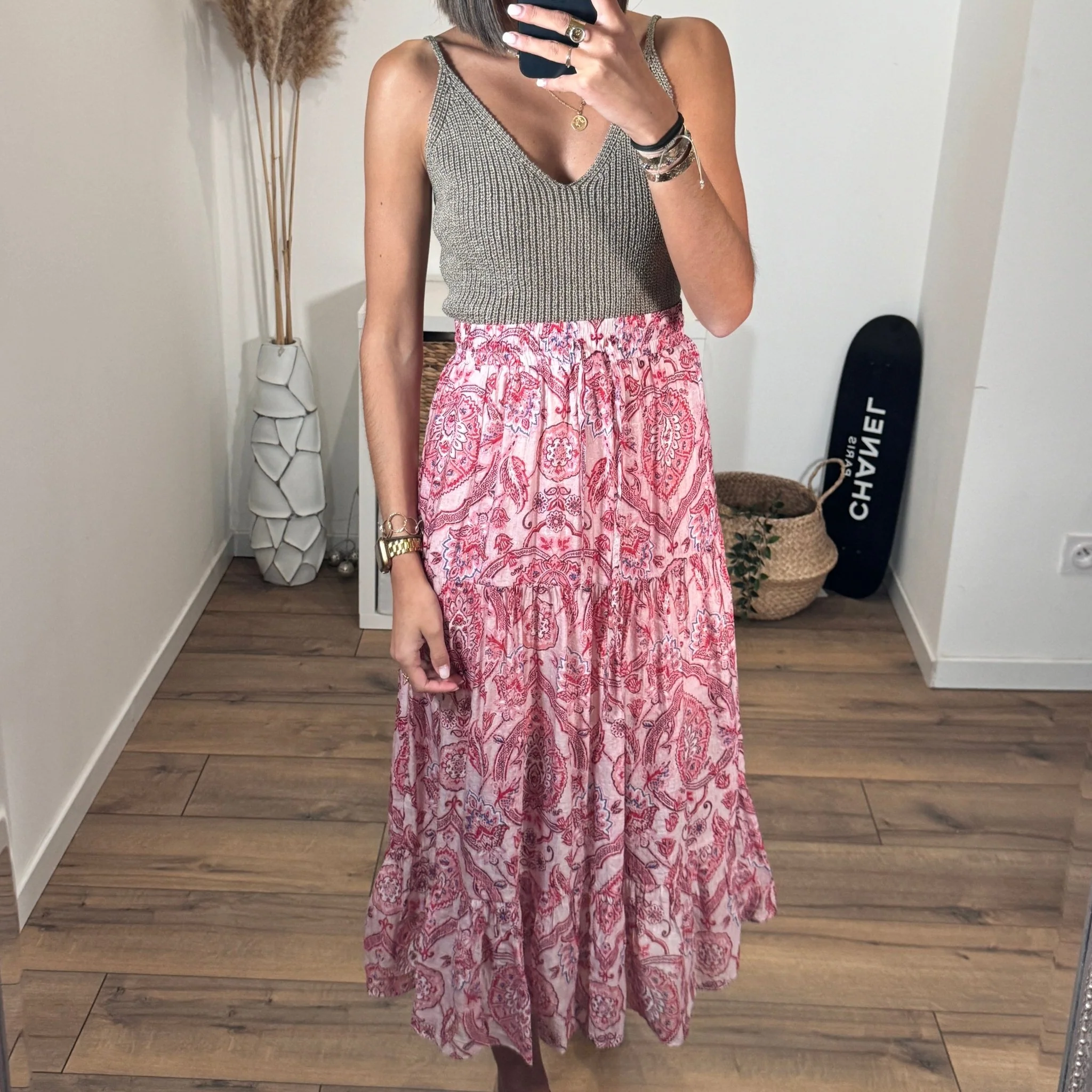 JUPE ROSE MANDALA