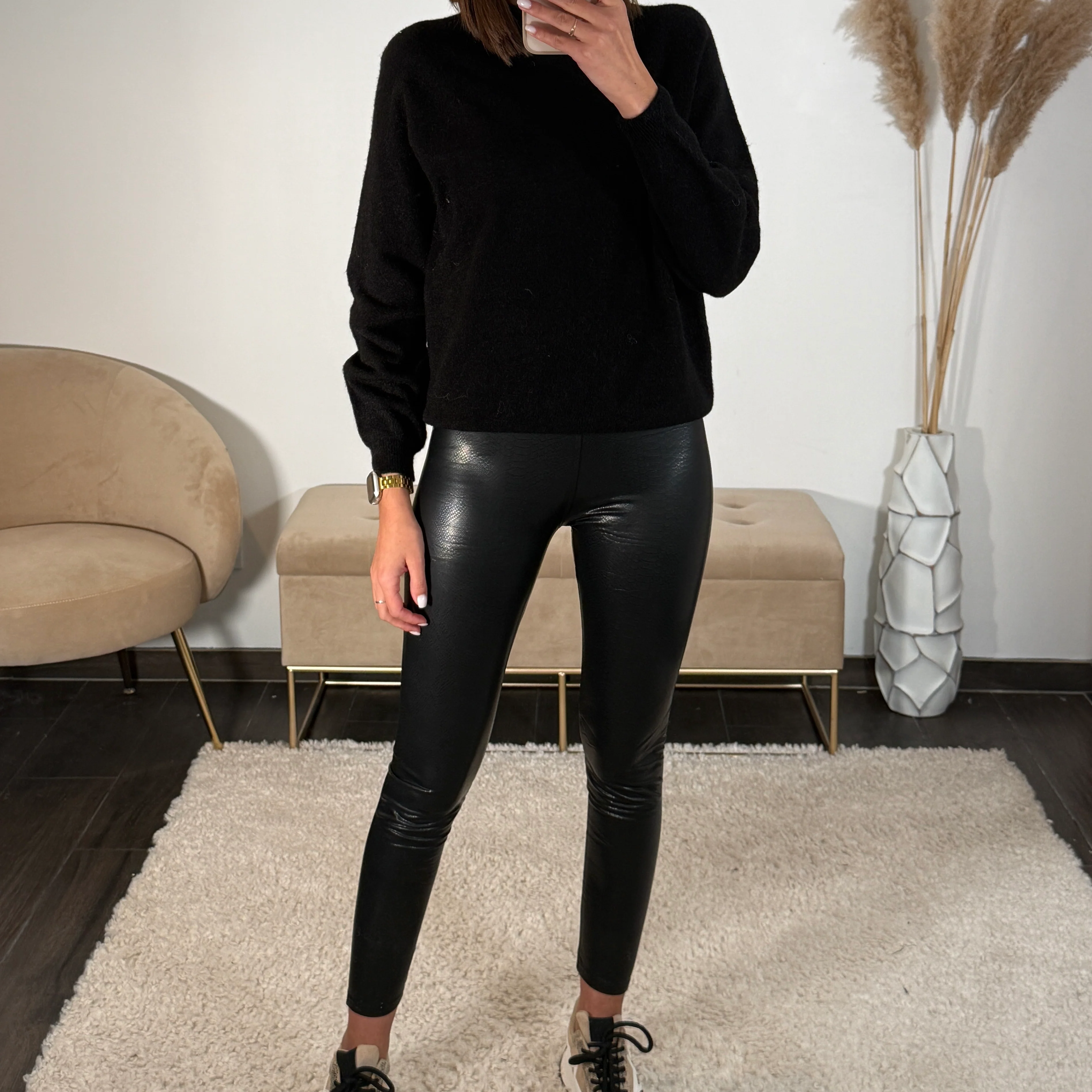 LEGGING SIMILICUIR CROCO DANY