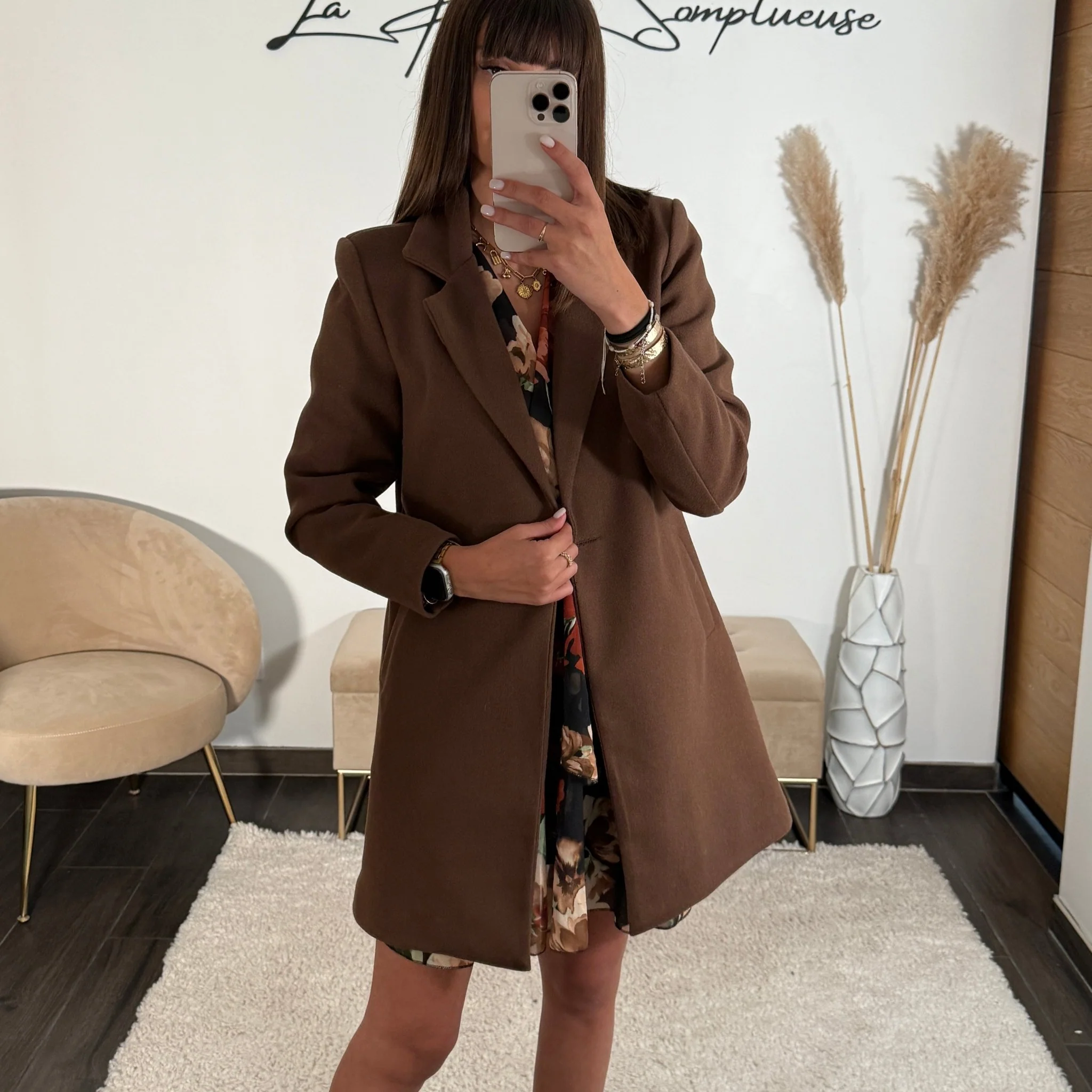 MANTEAU CHOCOLAT BASILE - Image 3
