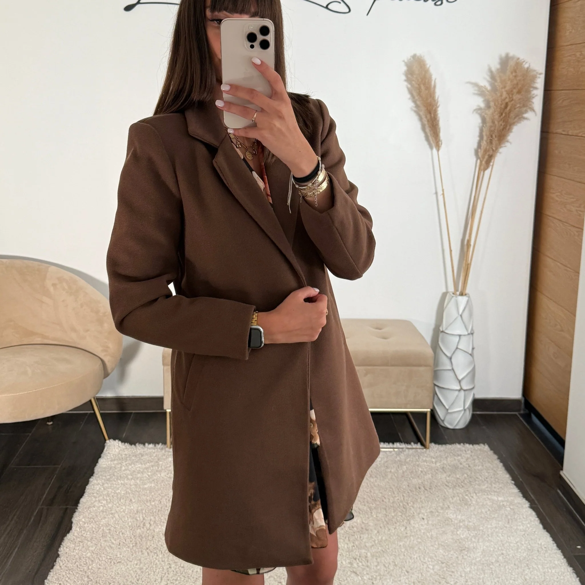 MANTEAU CHOCOLAT BASILE - Image 4