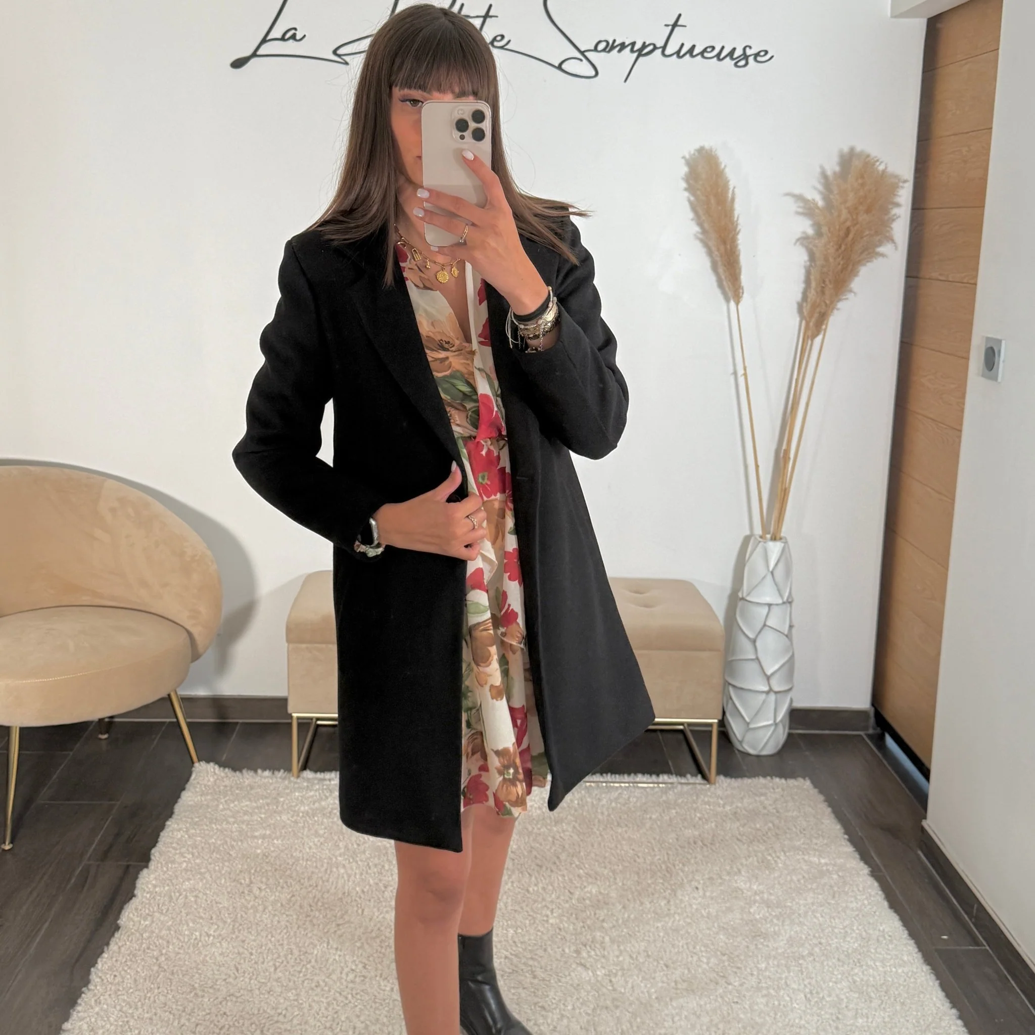 MANTEAU NOIR BASILE - Image 4