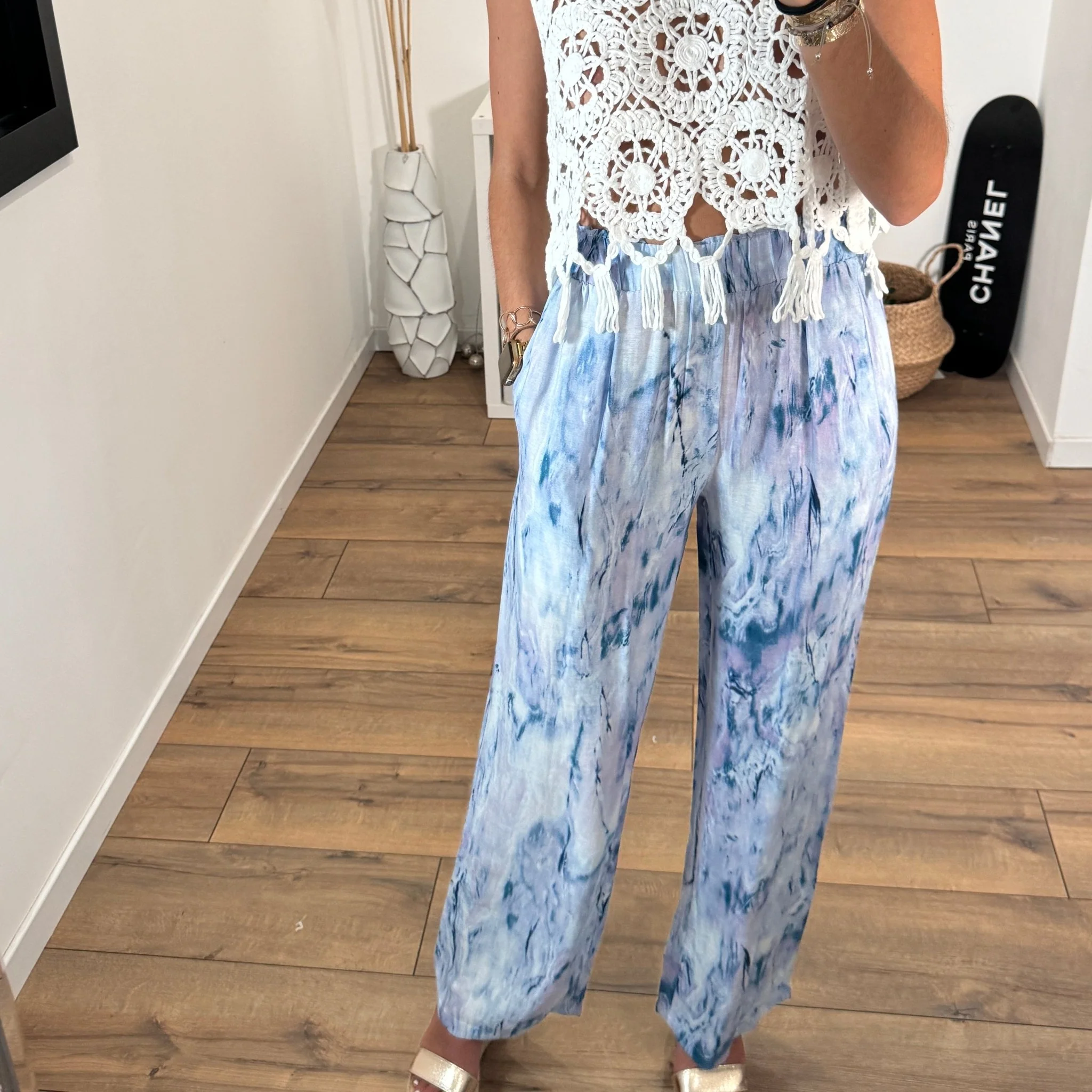 PANTALON BLEU DAMNA