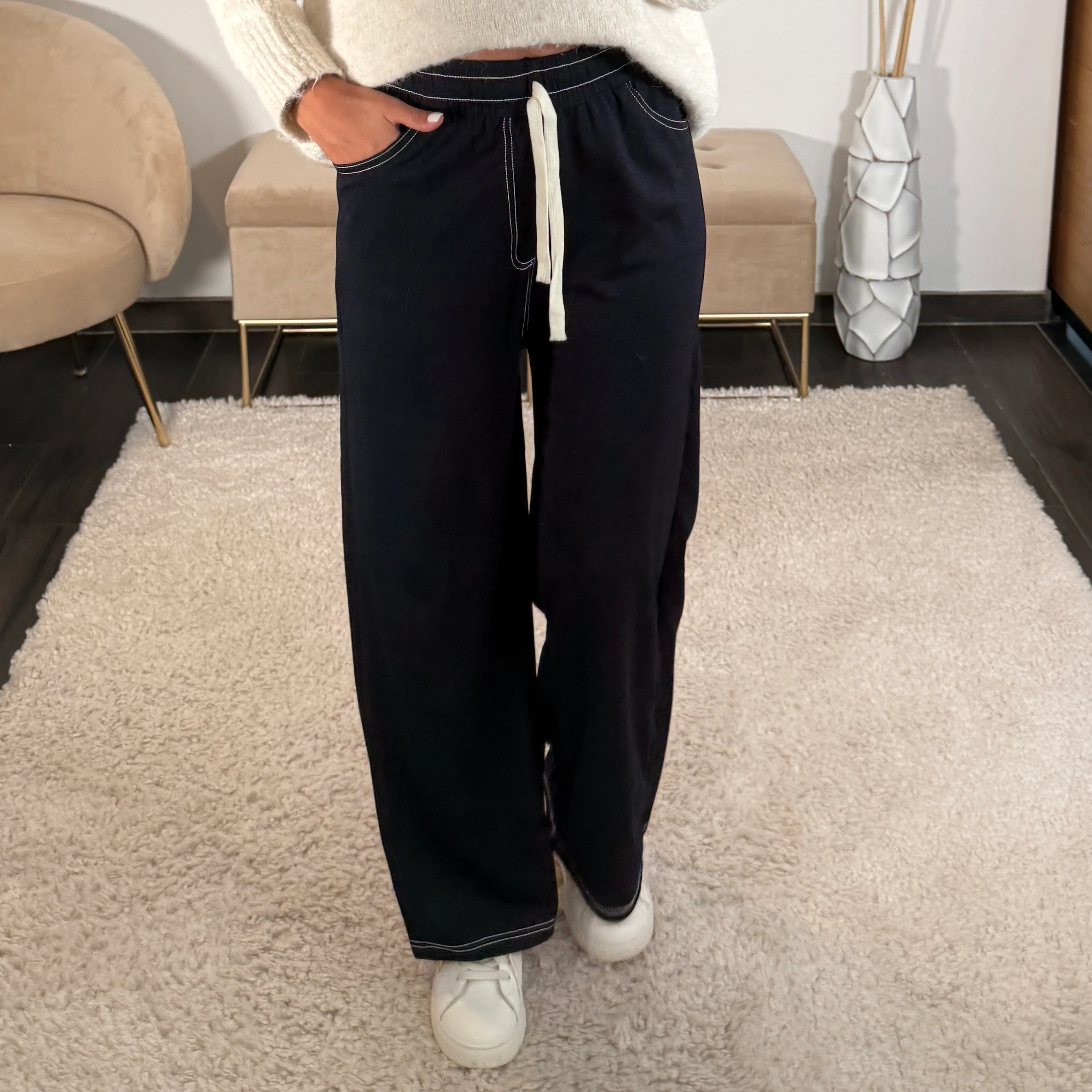 PANTALON BLEU FONCE CONOR - Image 2