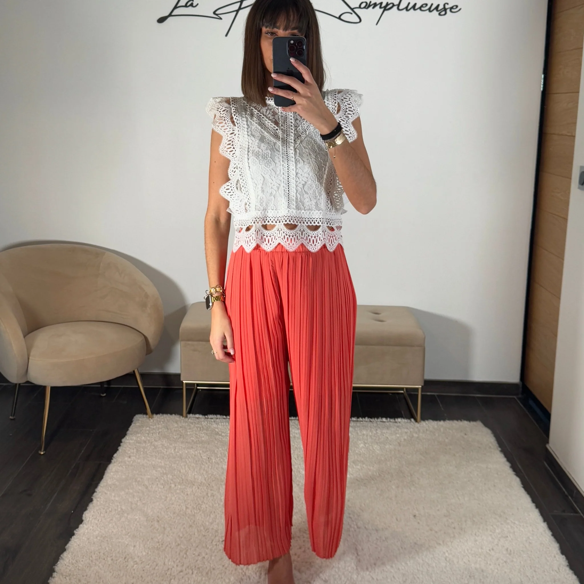 PANTALON ELIAS CORAIL - Image 3
