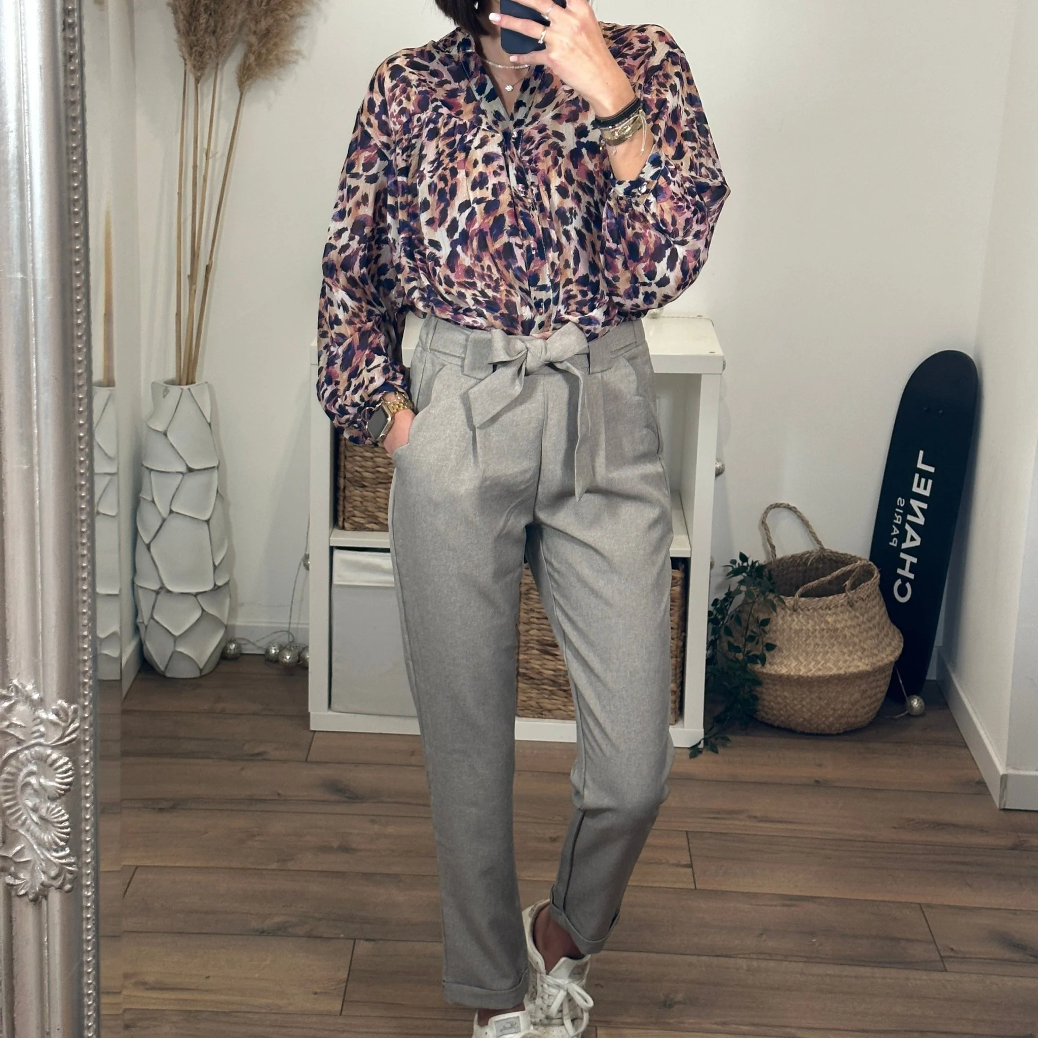 PANTALON GRIS/TAUPE GABY - Image 3