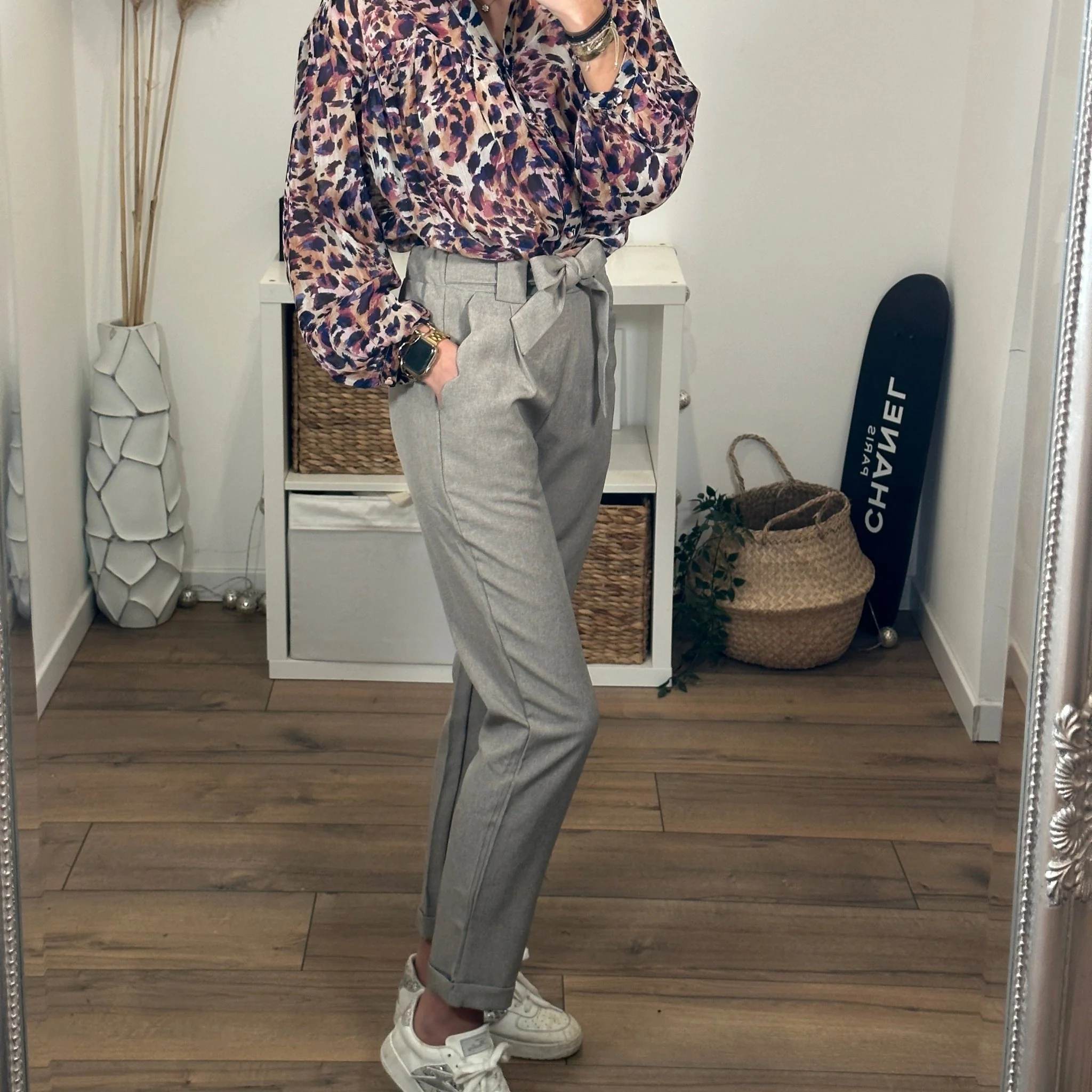 PANTALON GRIS/TAUPE GABY - Image 5