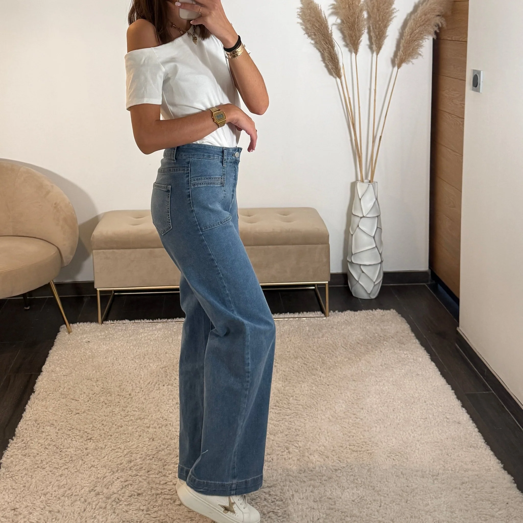 PANTALON JEAN BLEU LAUREN - Image 2