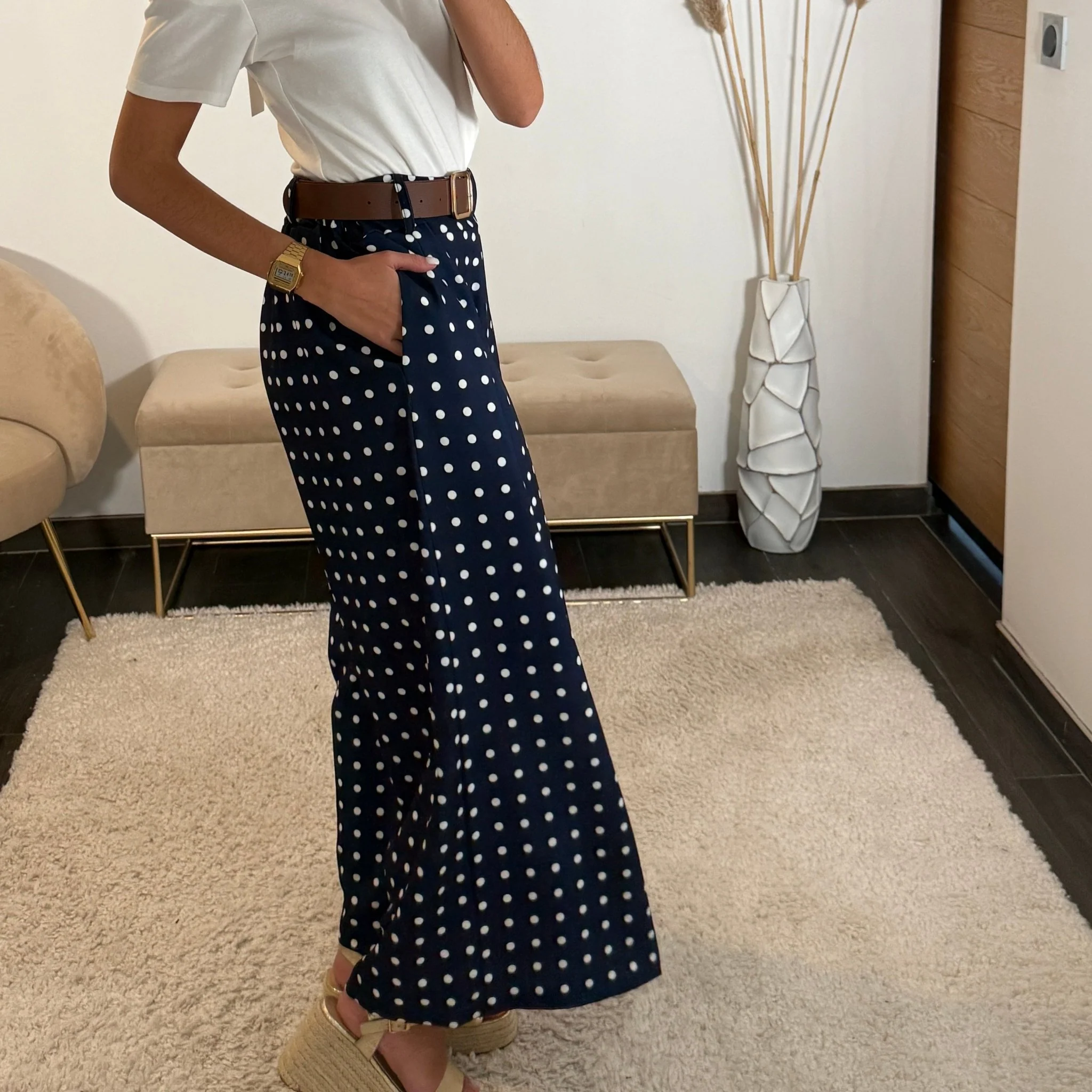PANTALON MARINE POIS PENNY - Image 2