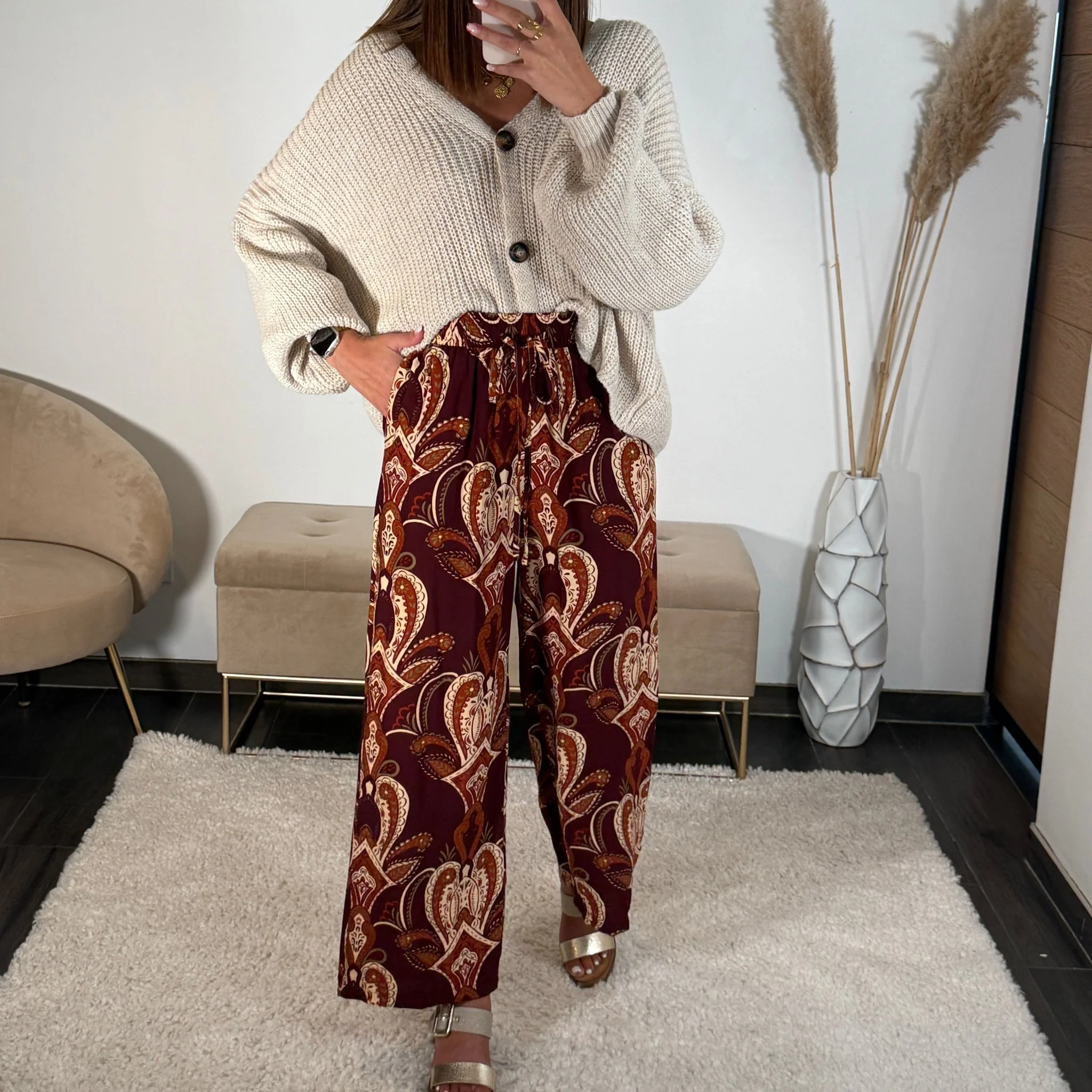 PANTALON MARRON HUGO - Image 2