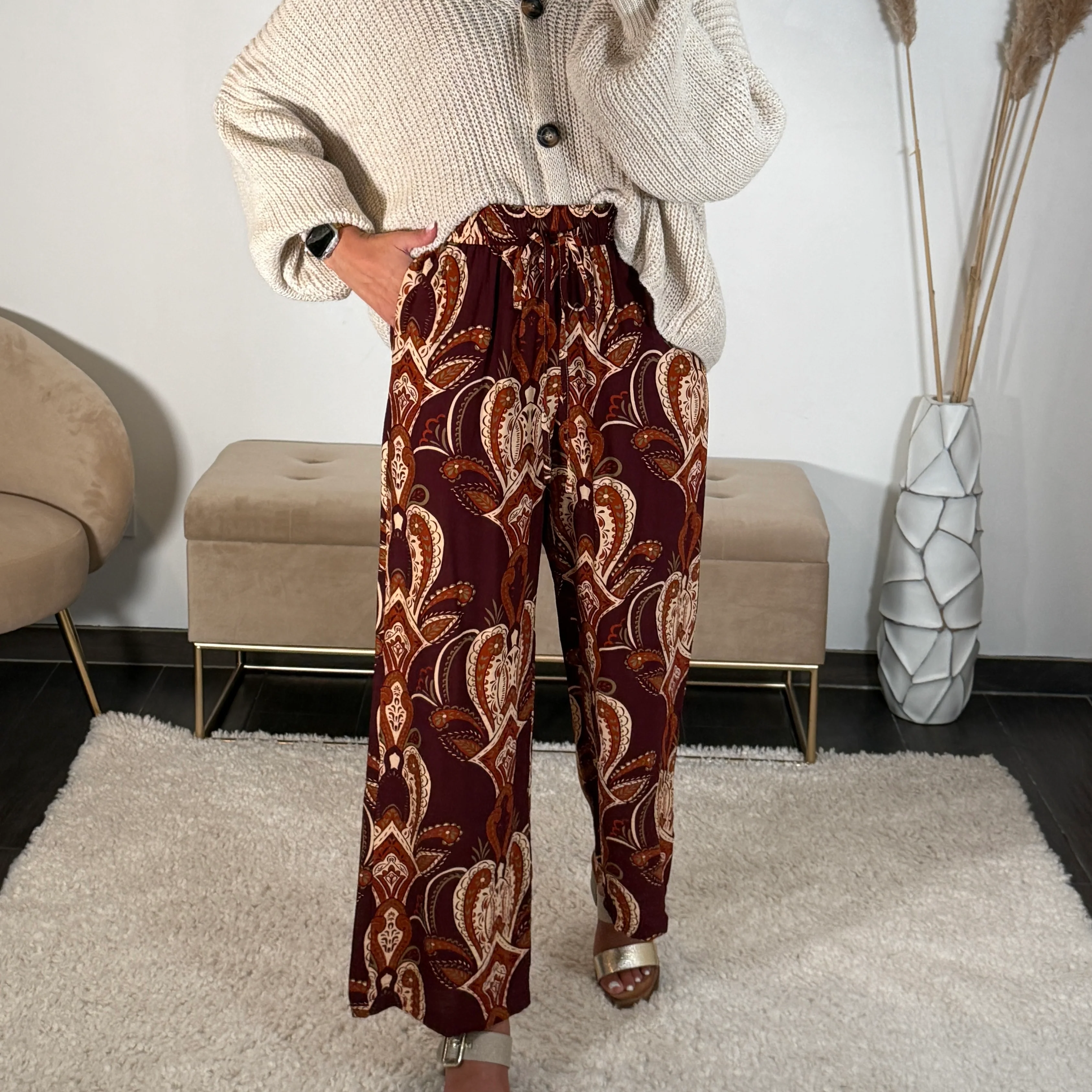 PANTALON MARRON HUGO - Image 3