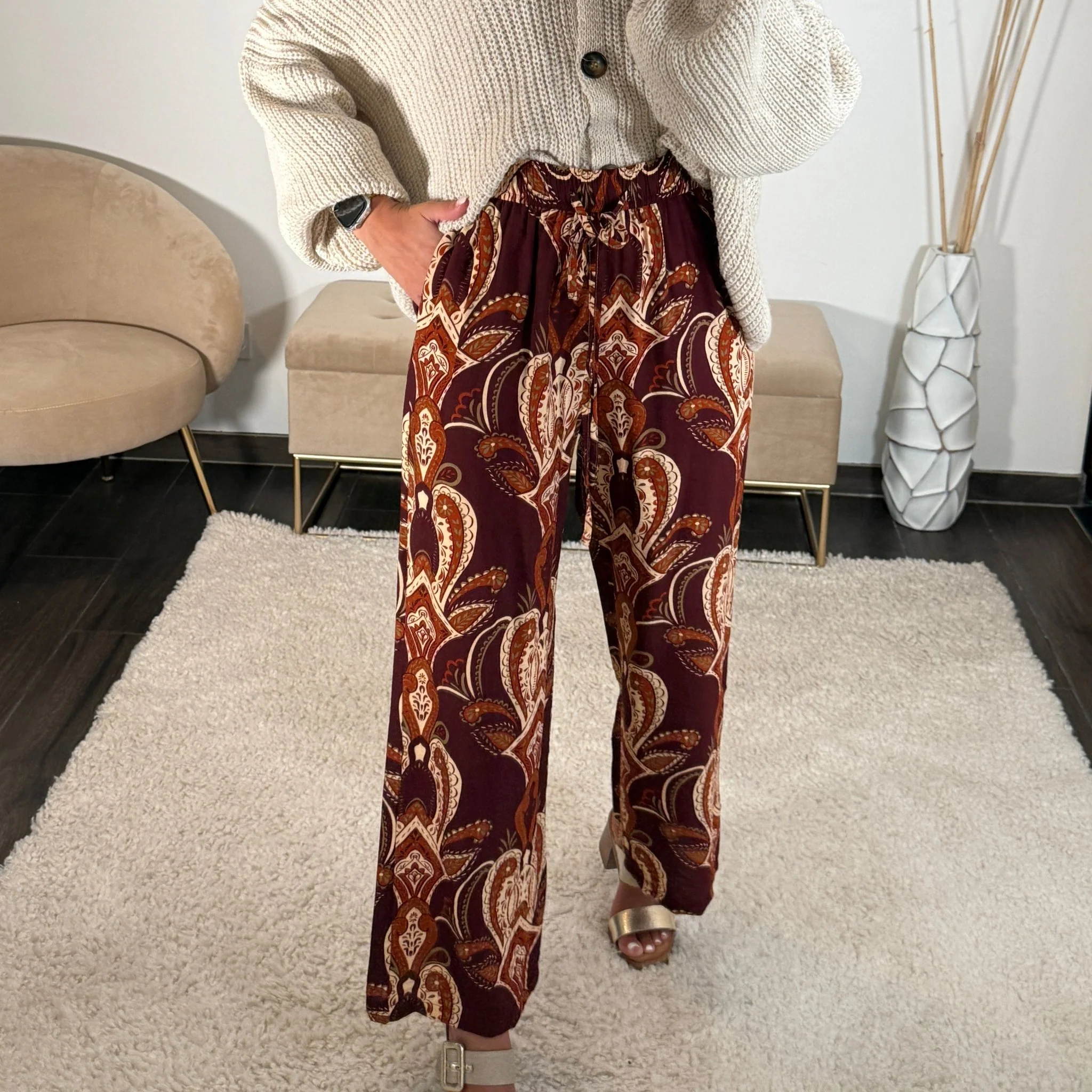 PANTALON MARRON HUGO - Image 4