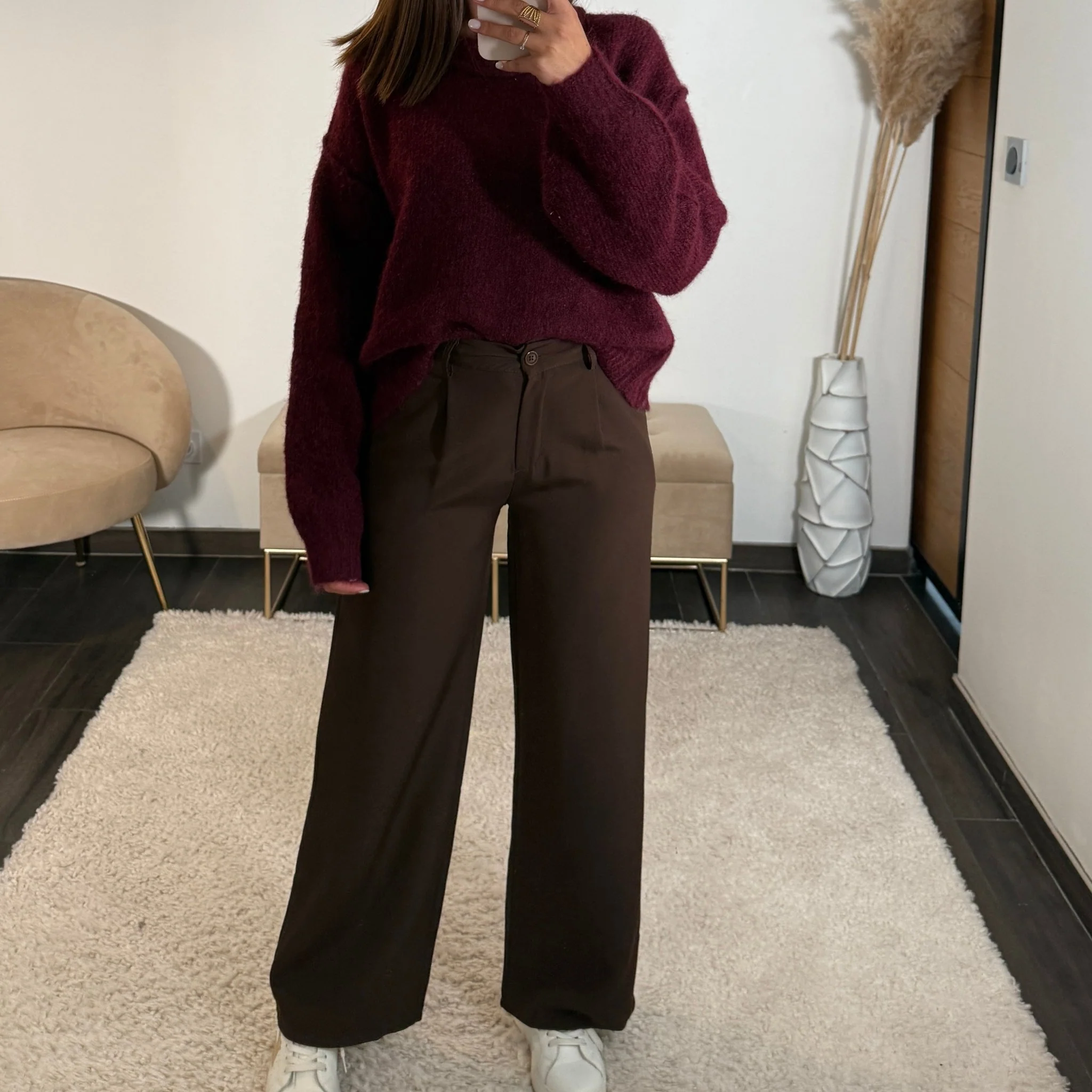 PANTALON MARRON JEAN