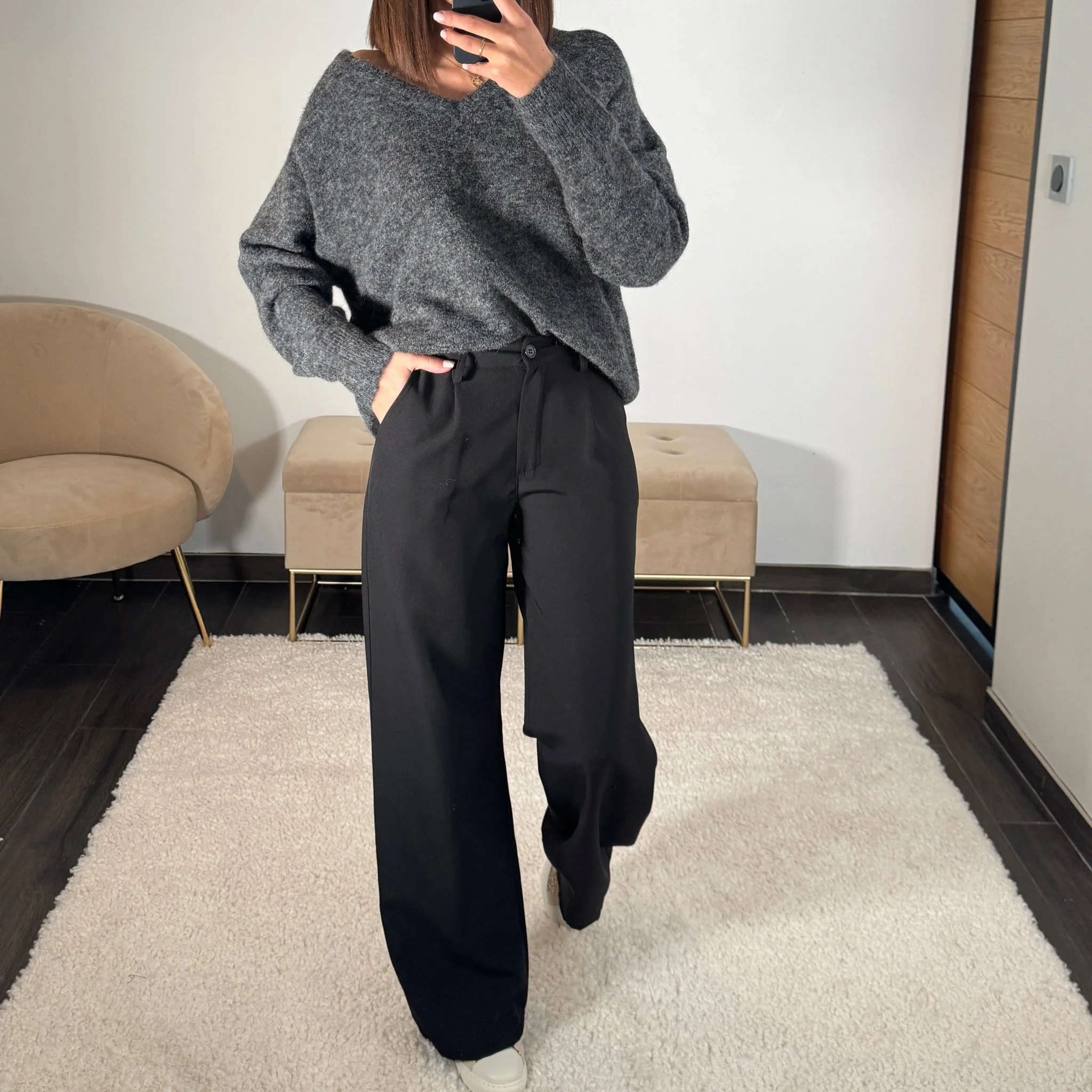 PANTALON NOIR JEAN - Image 3