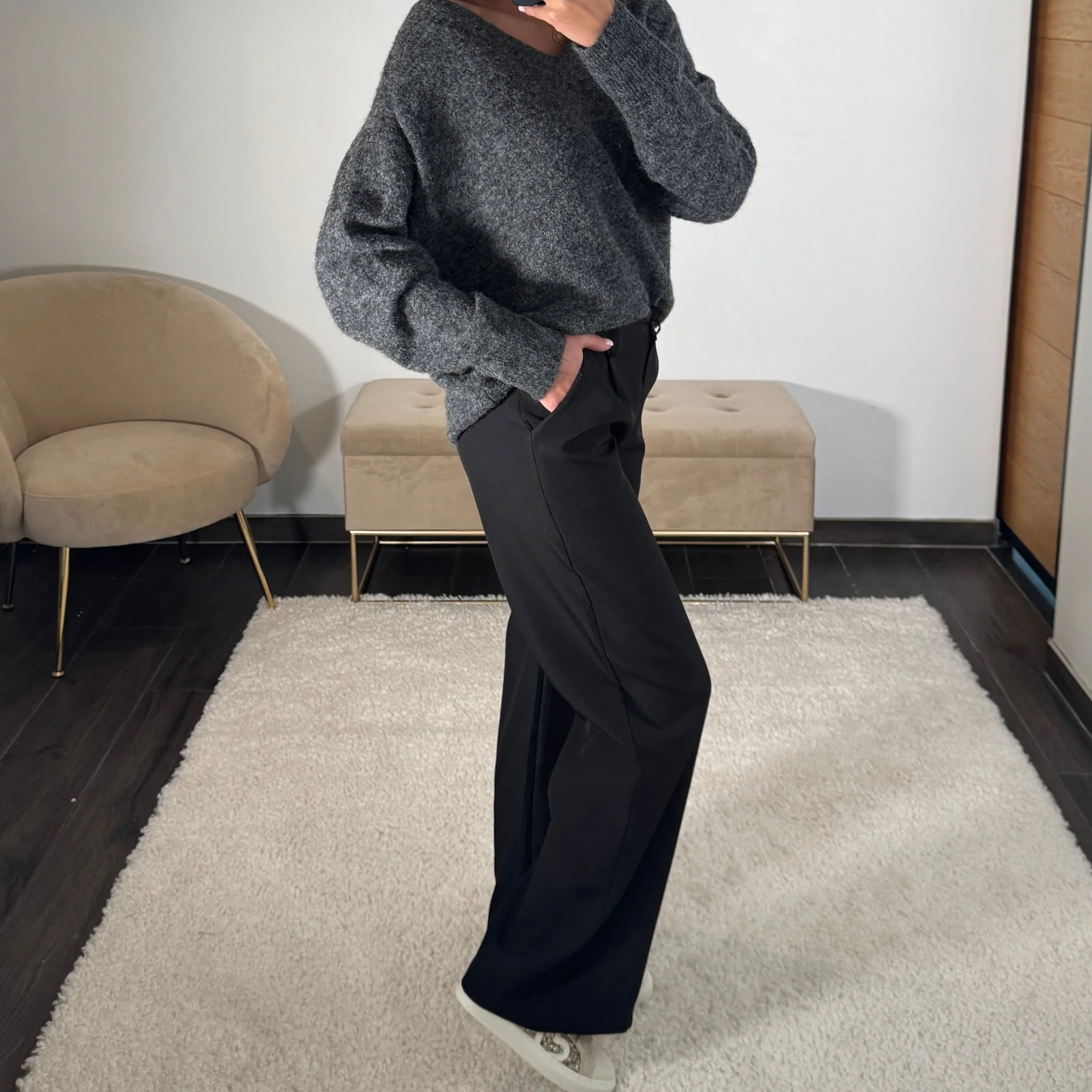 PANTALON NOIR JEAN - Image 4
