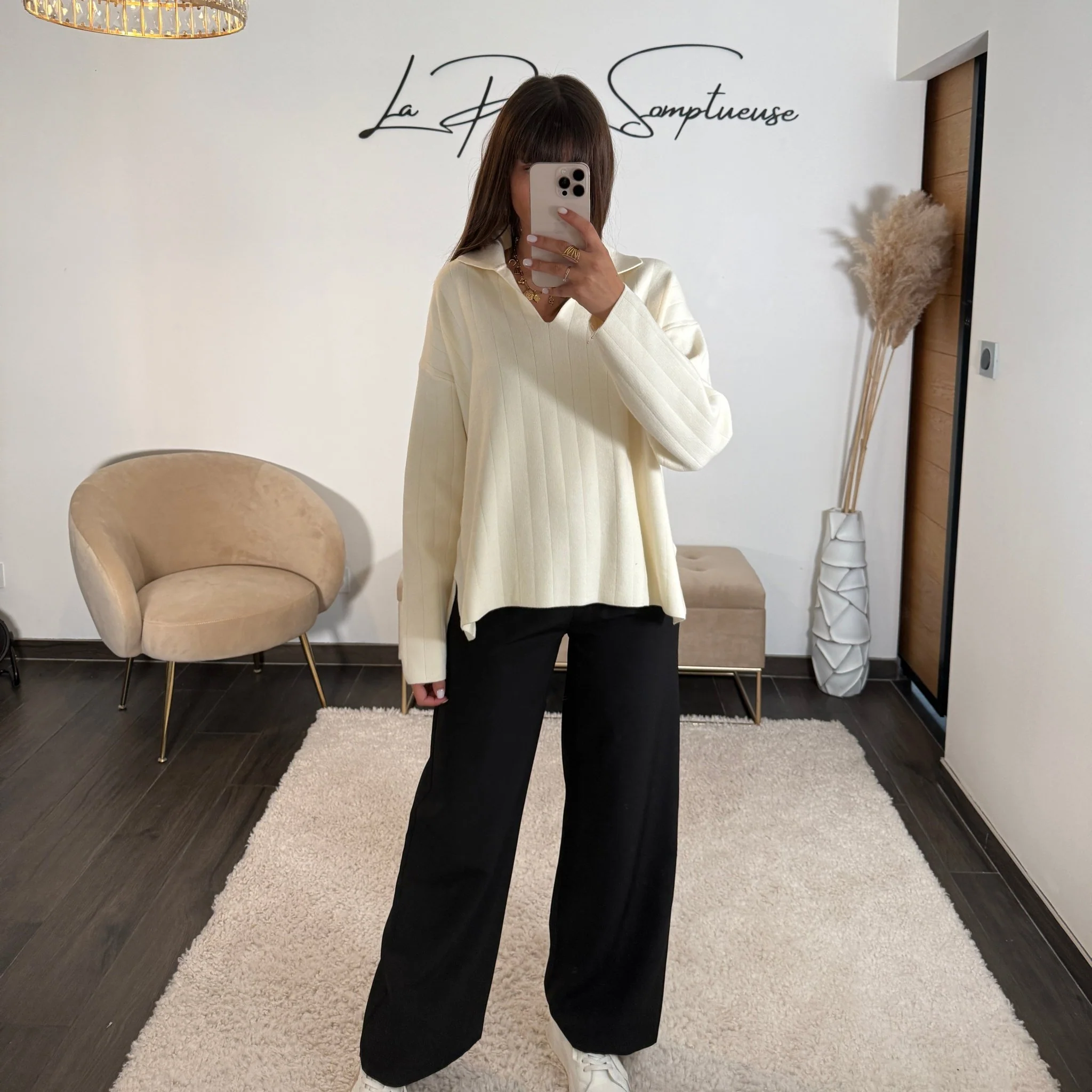 PANTALON NOIR JEAN - Image 6