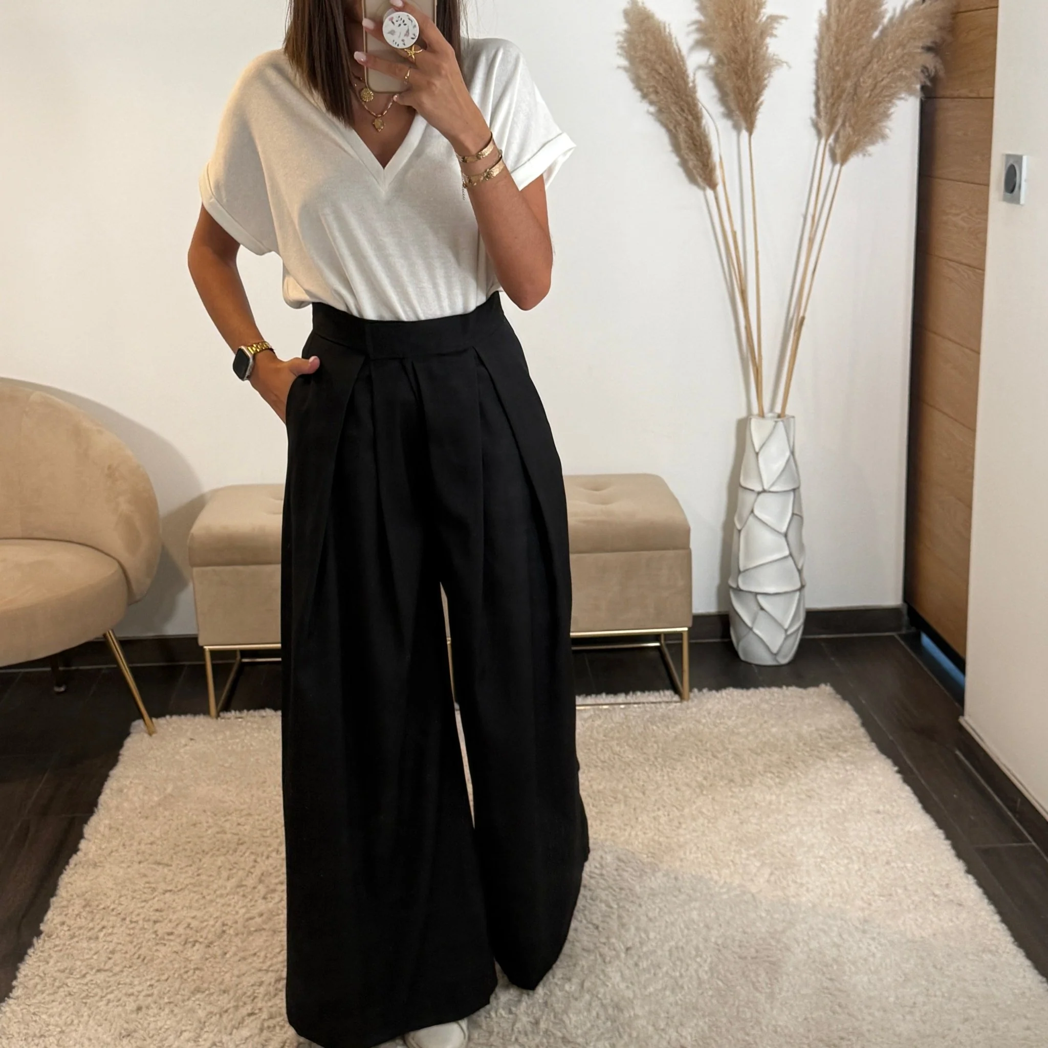 PANTALON NOIR SCRATCH