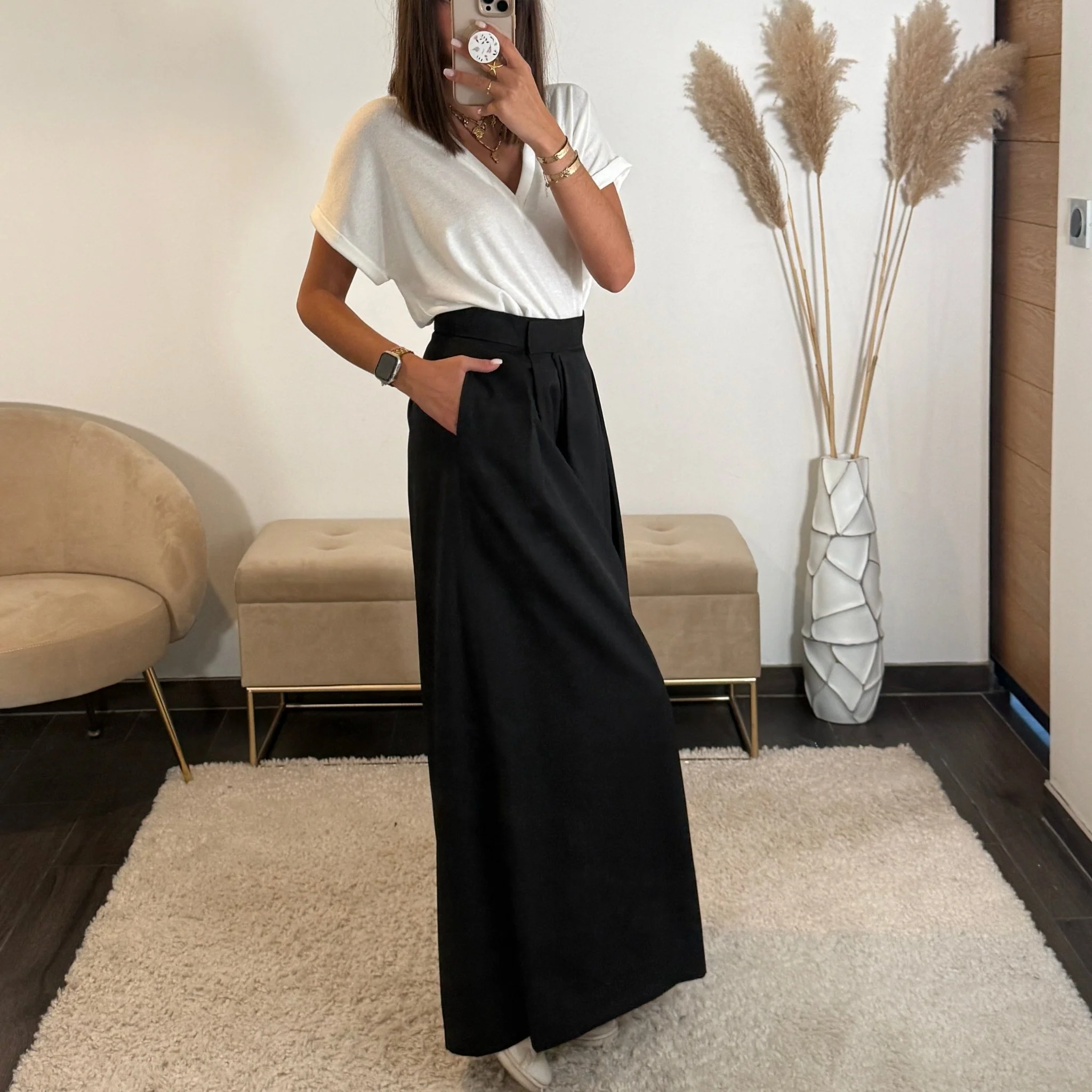 PANTALON NOIR SCRATCH - Image 2