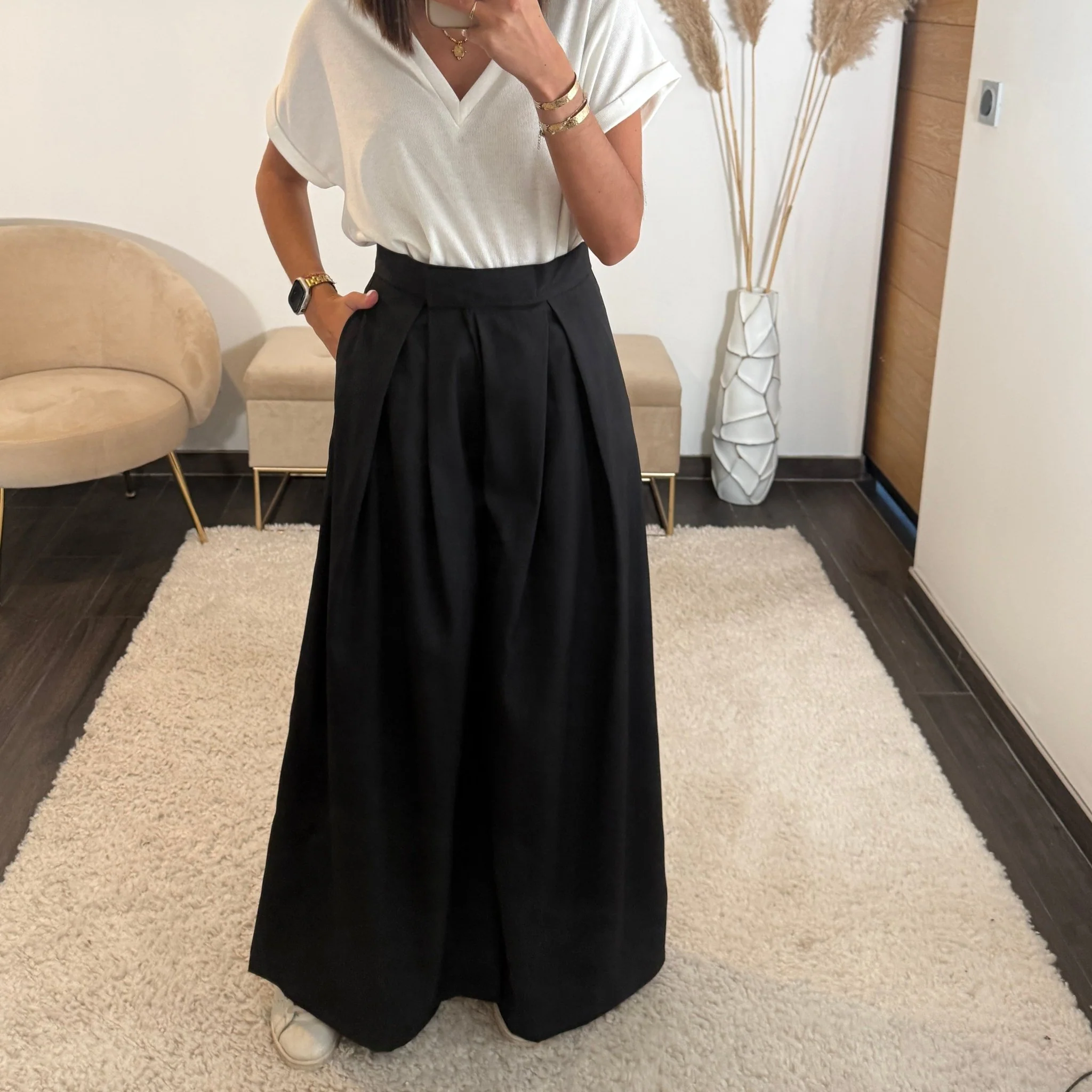 PANTALON NOIR SCRATCH - Image 4
