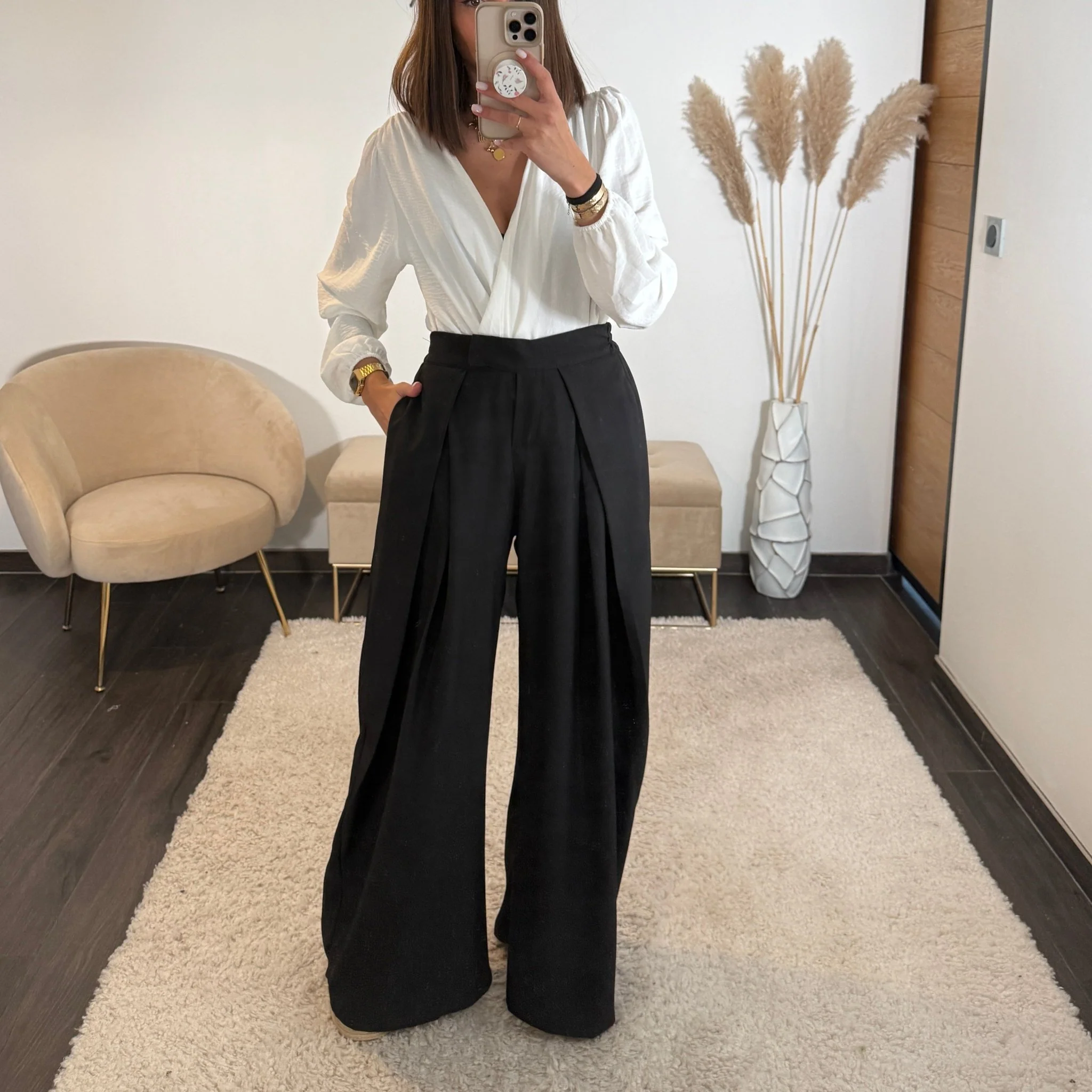 PANTALON OVERSIZE NOIR ALEX