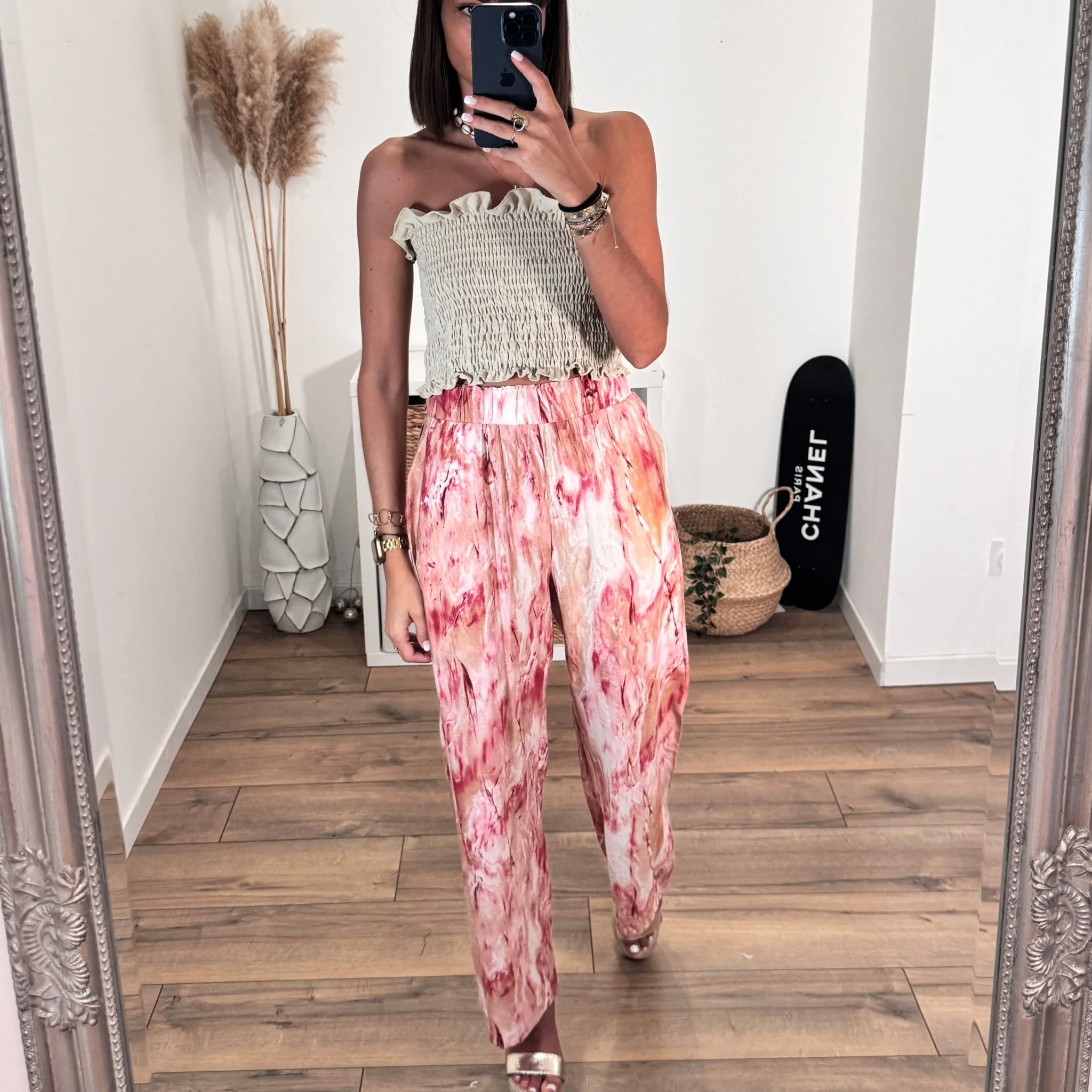 PANTALON ROSE DAMNA