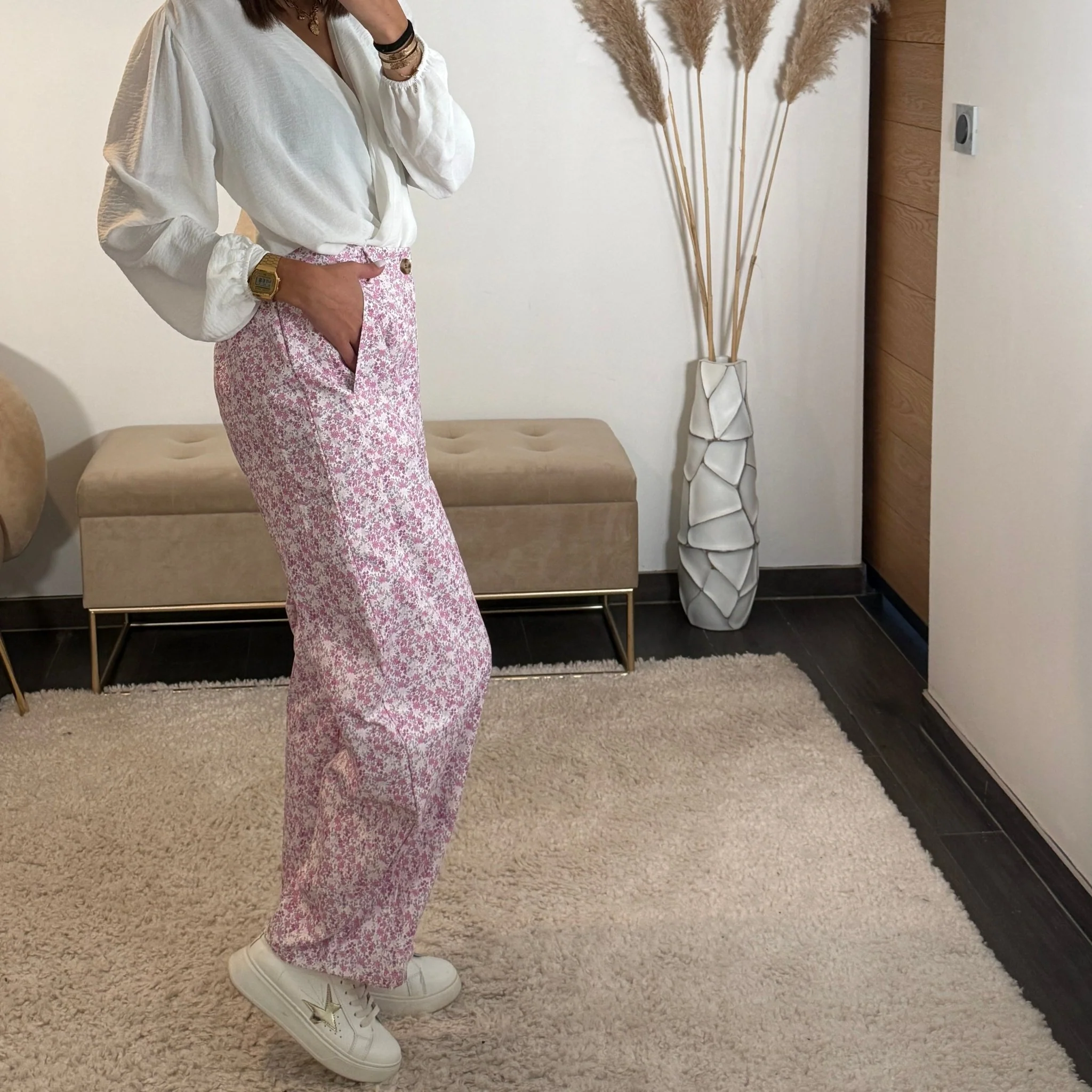 PANTALON ROSE LIBERTY - Image 2