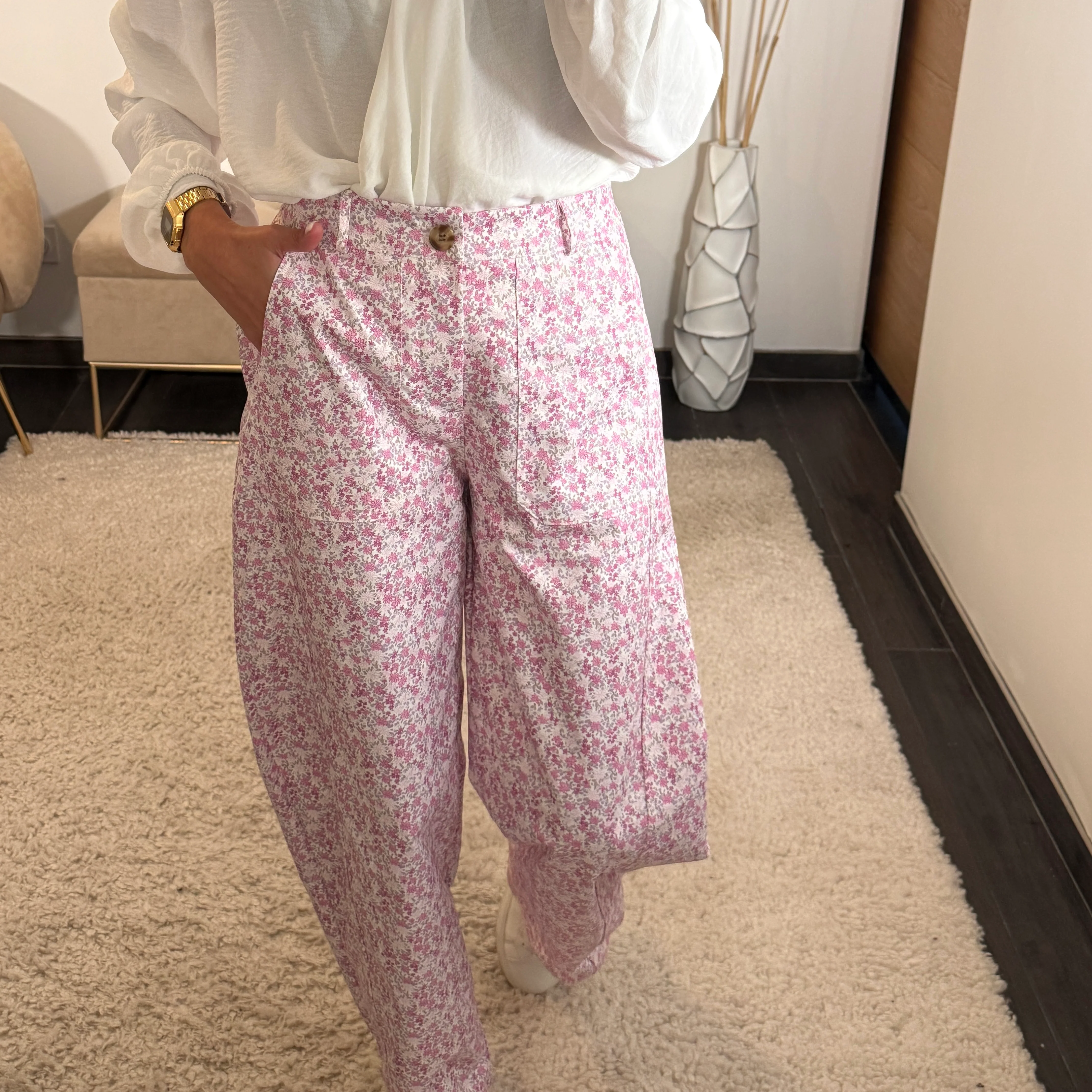 PANTALON ROSE LIBERTY - Image 3