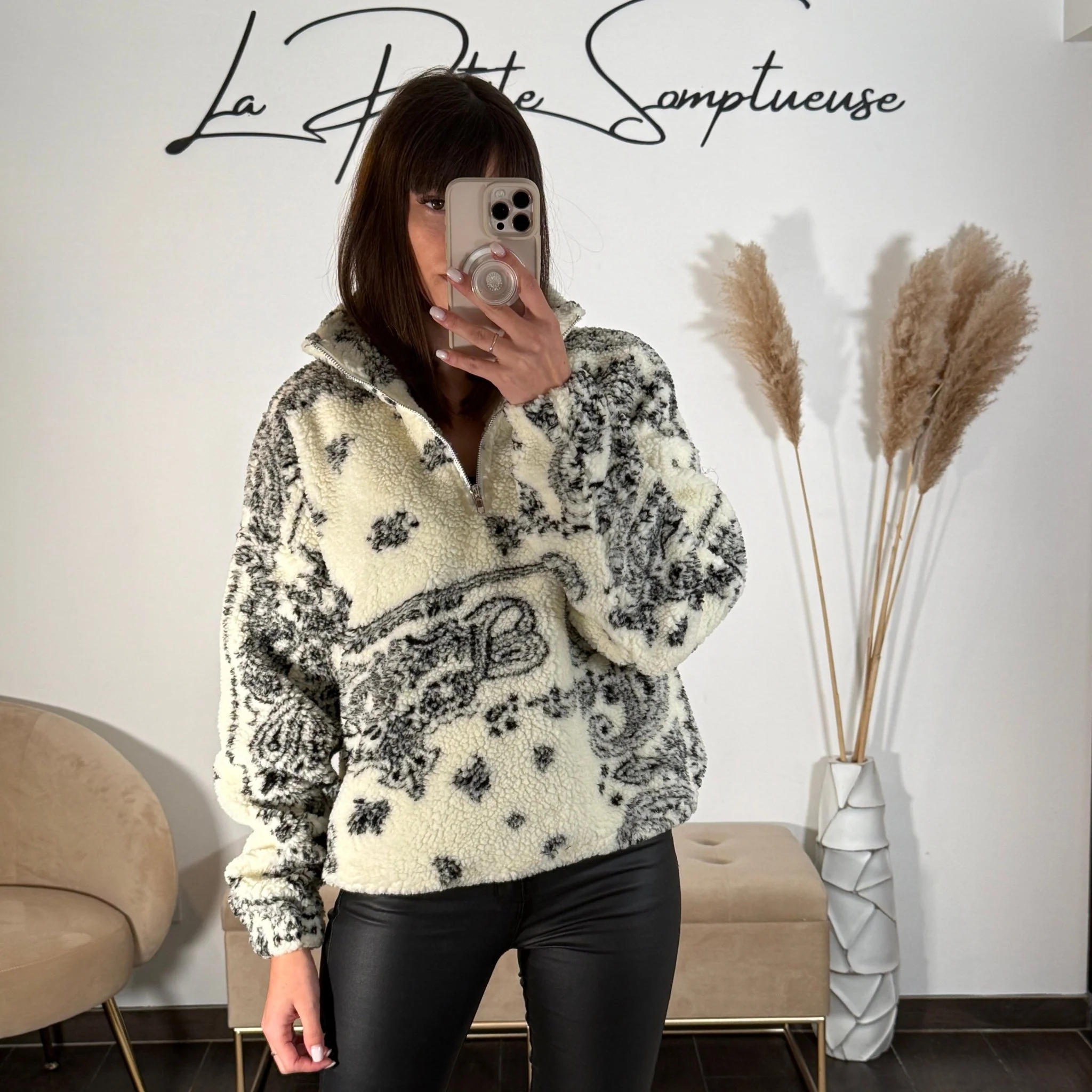 PULL BLANC POLAIRE MAHO - Image 3