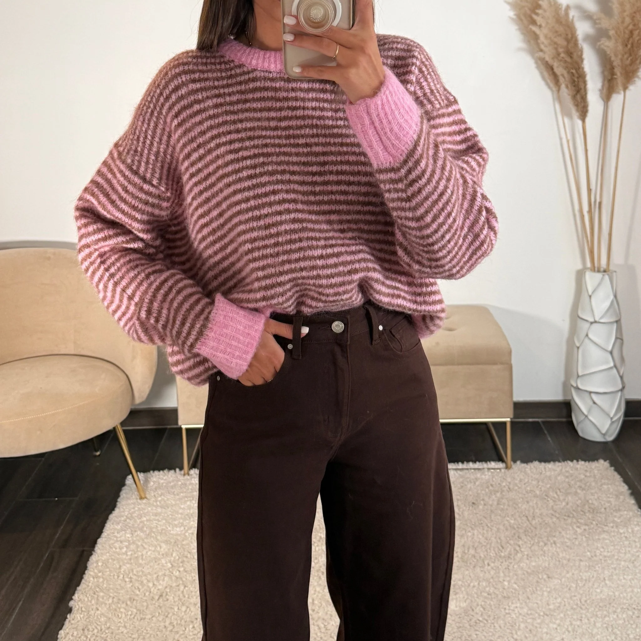PULL LAINE RAYE ROSE BROWN - Image 2