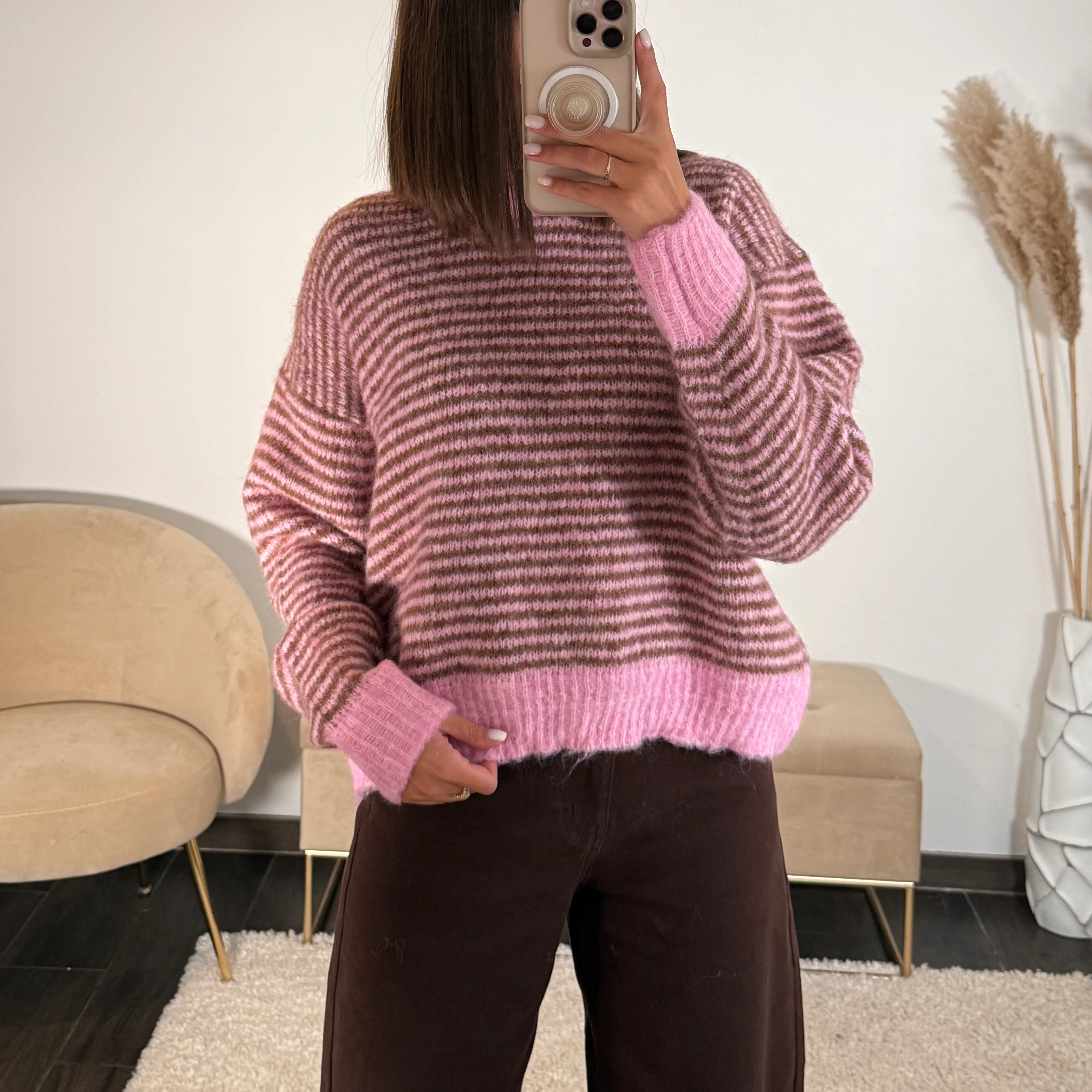 PULL LAINE RAYE ROSE BROWN - Image 3