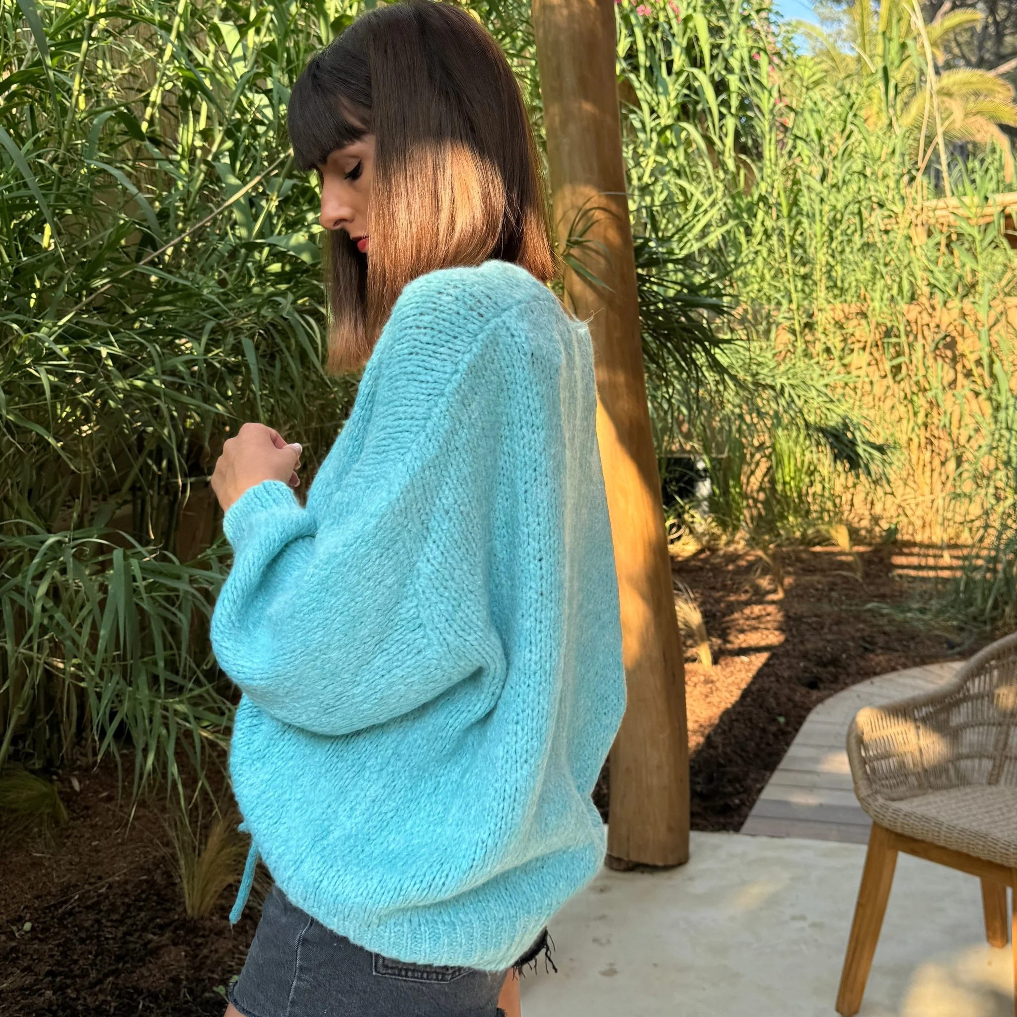 PULL NOEUD BLEU SOAN - Image 3