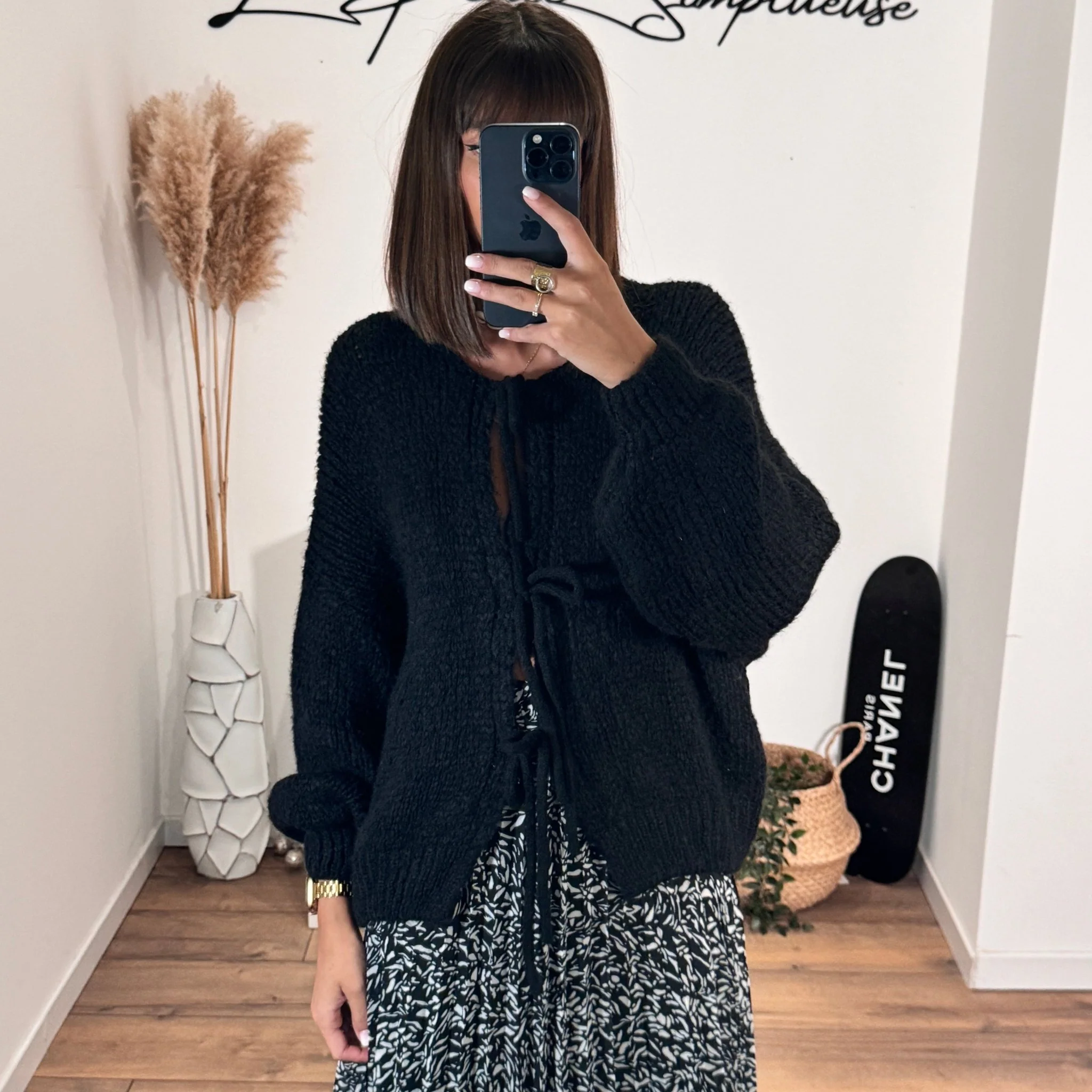 PULL NOEUD NOIR SOAN - Image 3