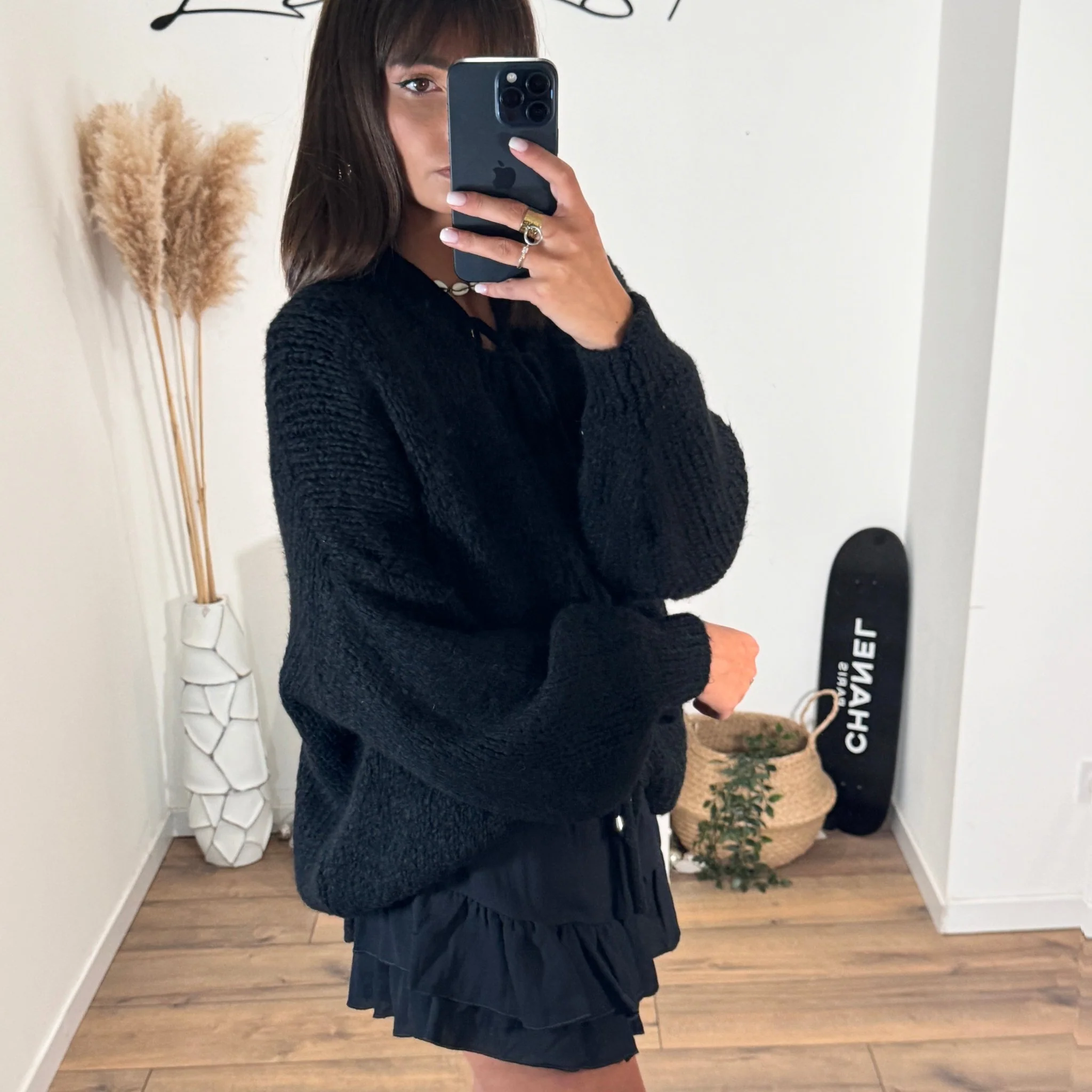 PULL NOEUD NOIR SOAN - Image 4