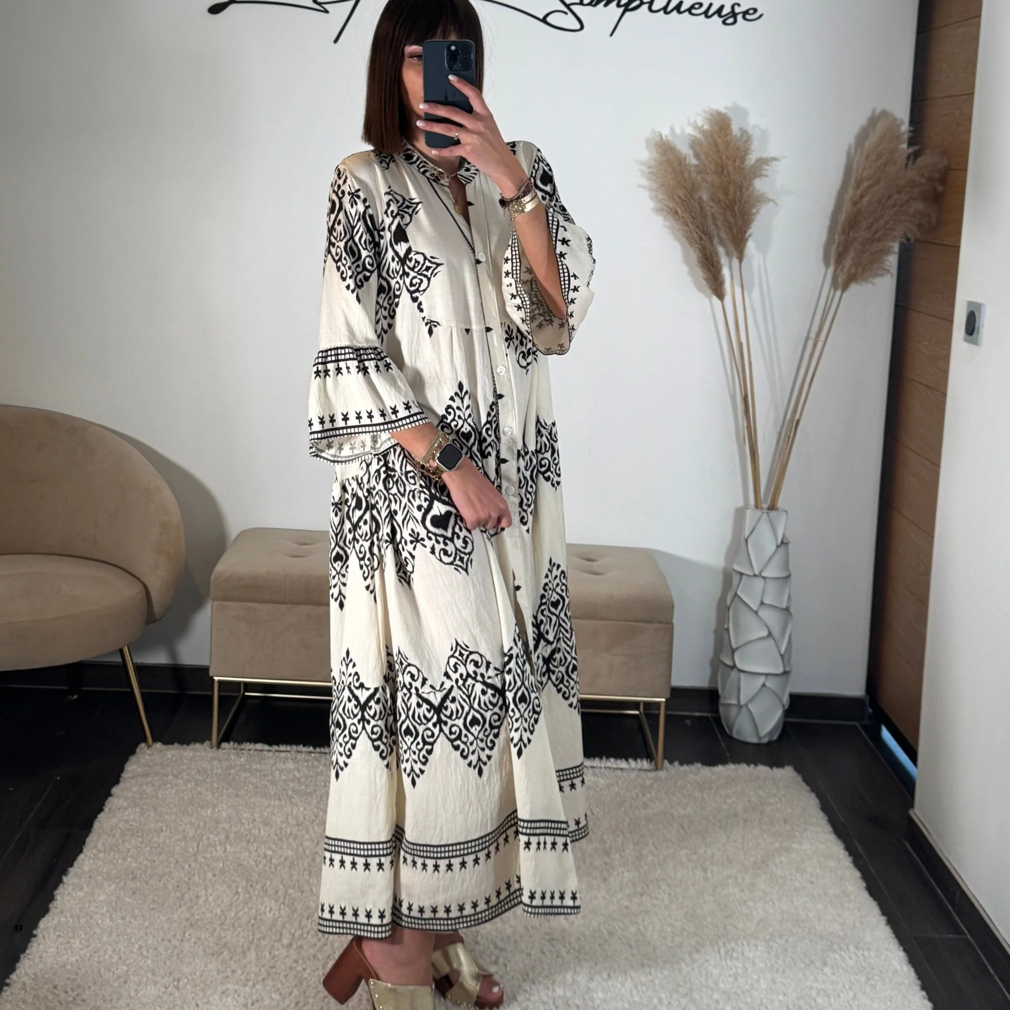ROBE BEIGE ANGIE - Image 2