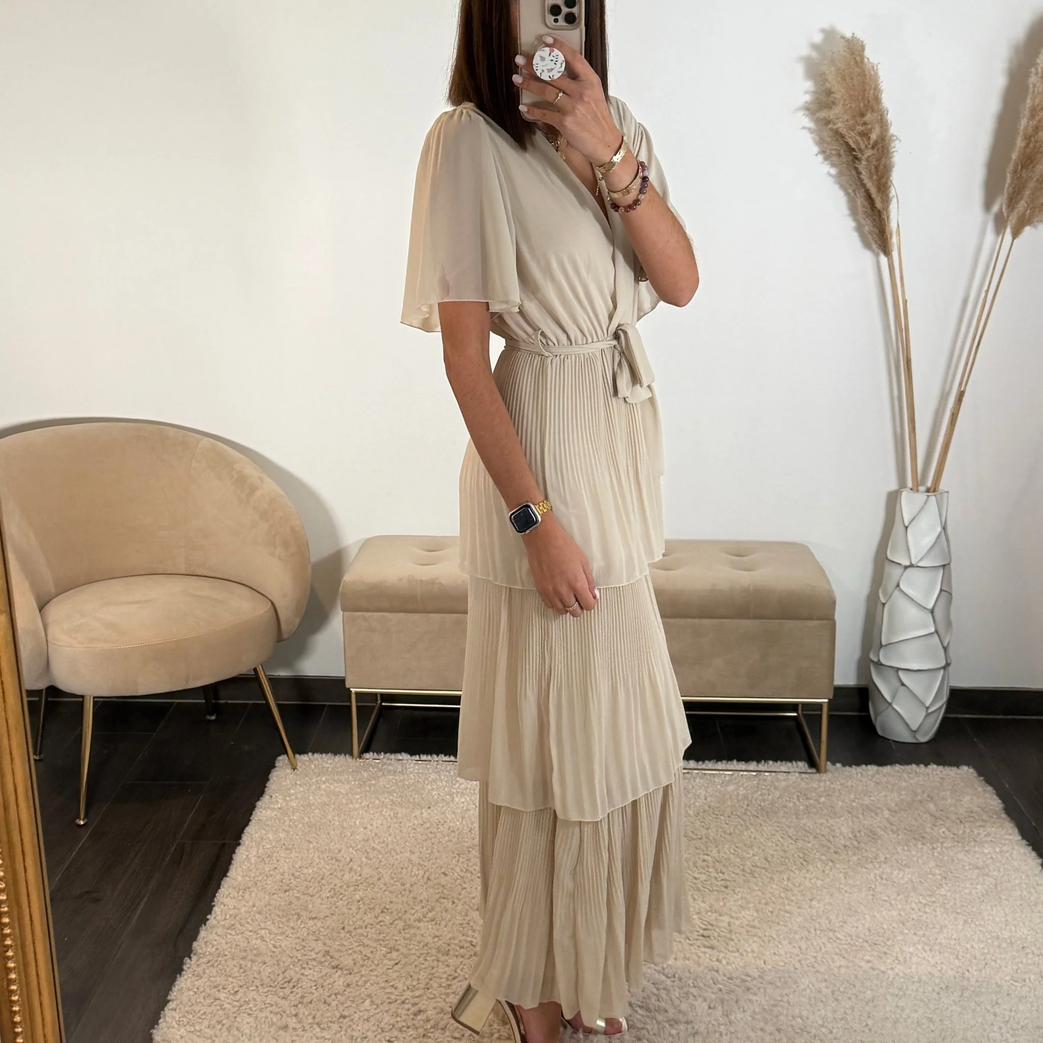 ROBE BEIGE APPOLINE - Image 2