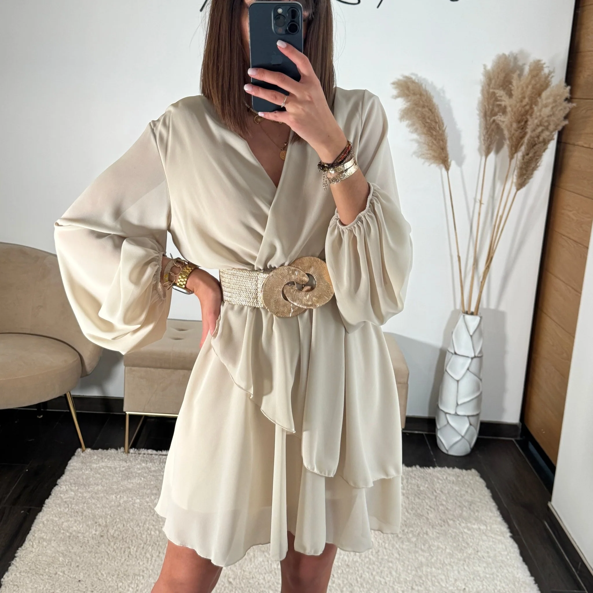 ROBE BEIGE ARIANA - Image 5