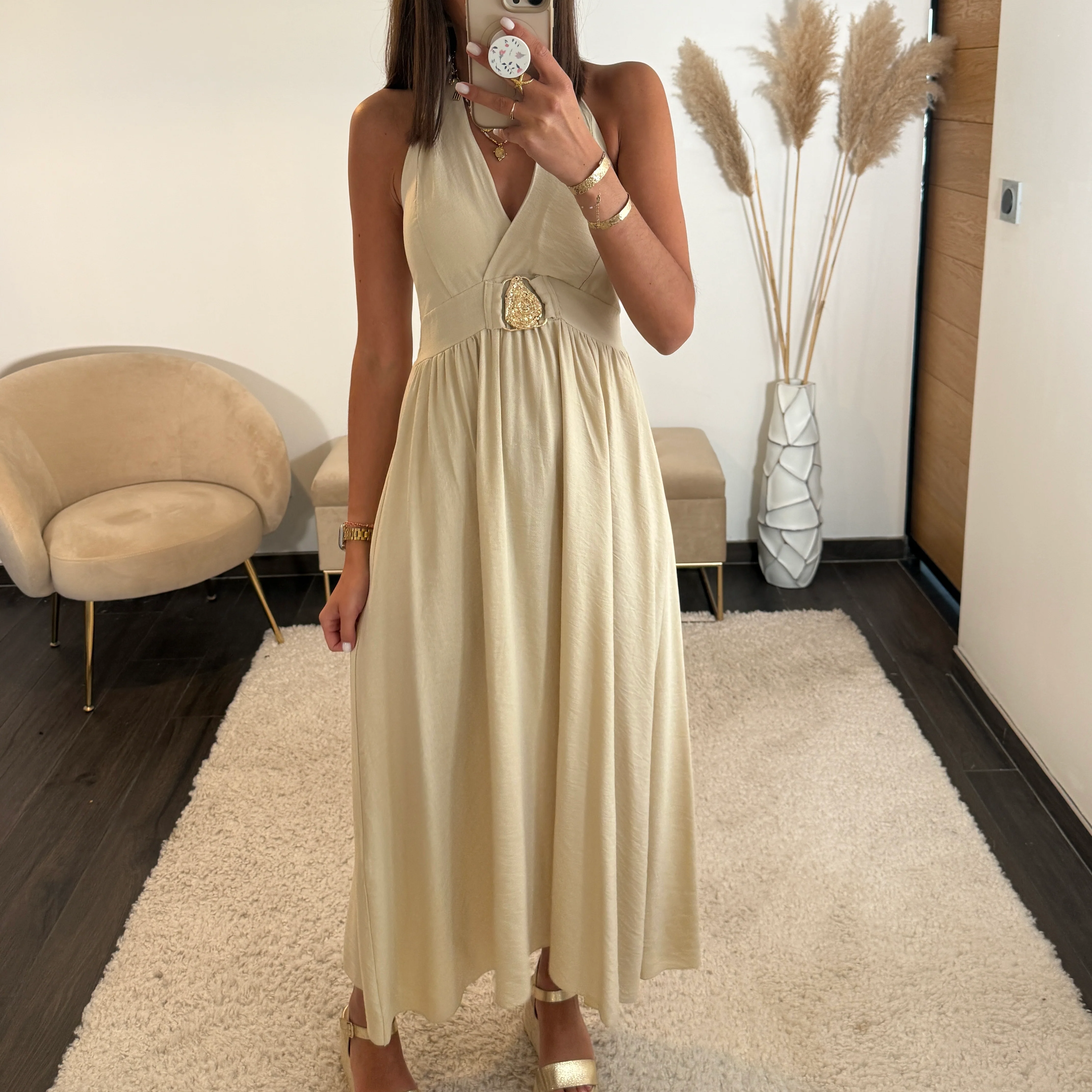 ROBE BEIGE CORRINA