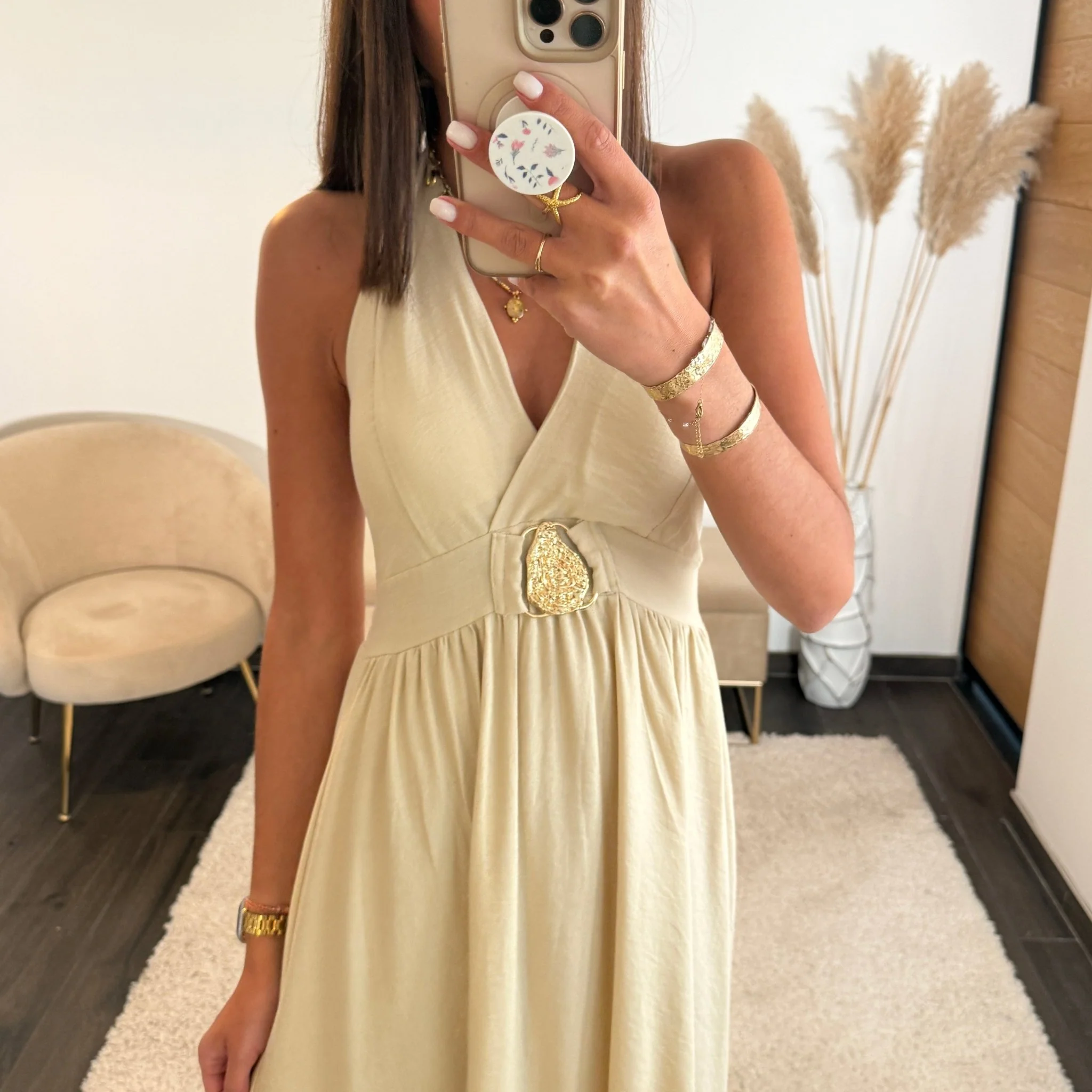 ROBE BEIGE CORRINA - Image 2