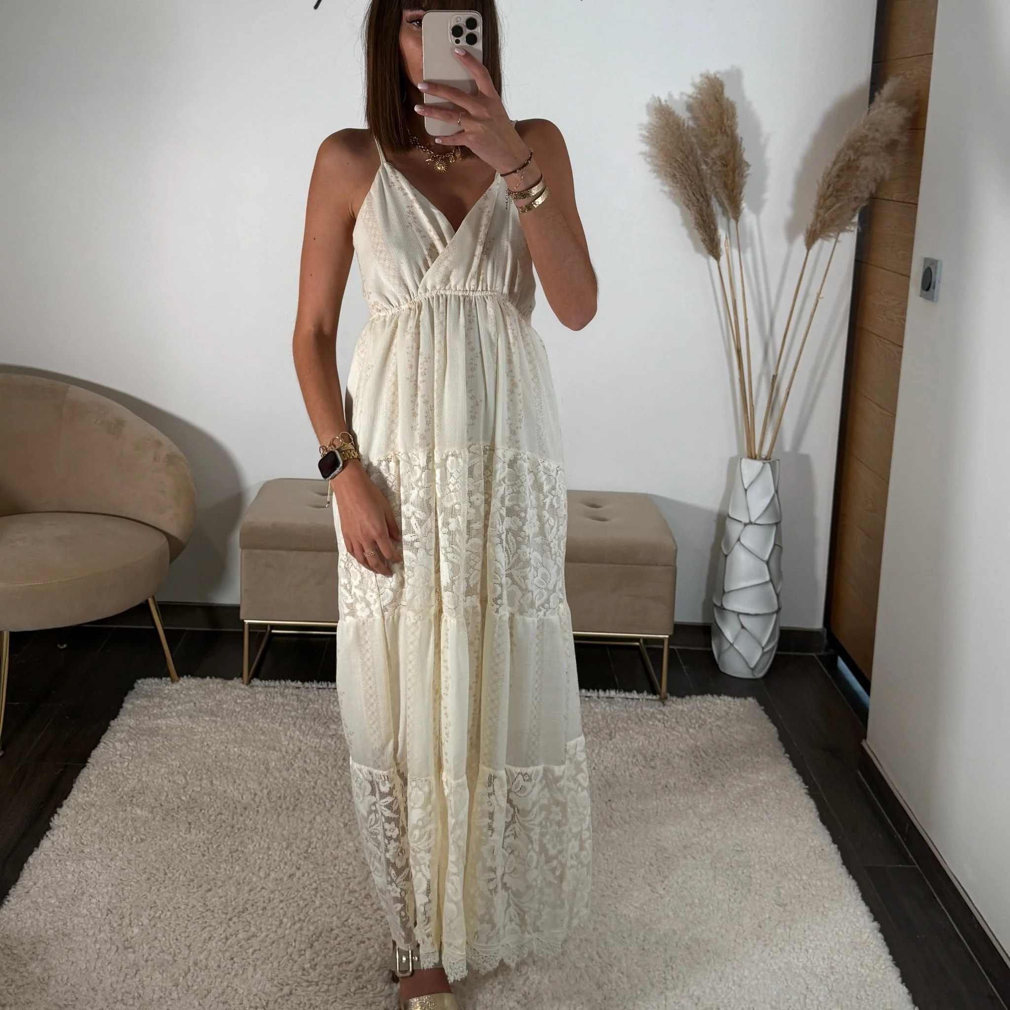 ROBE BEIGE NOUMEA