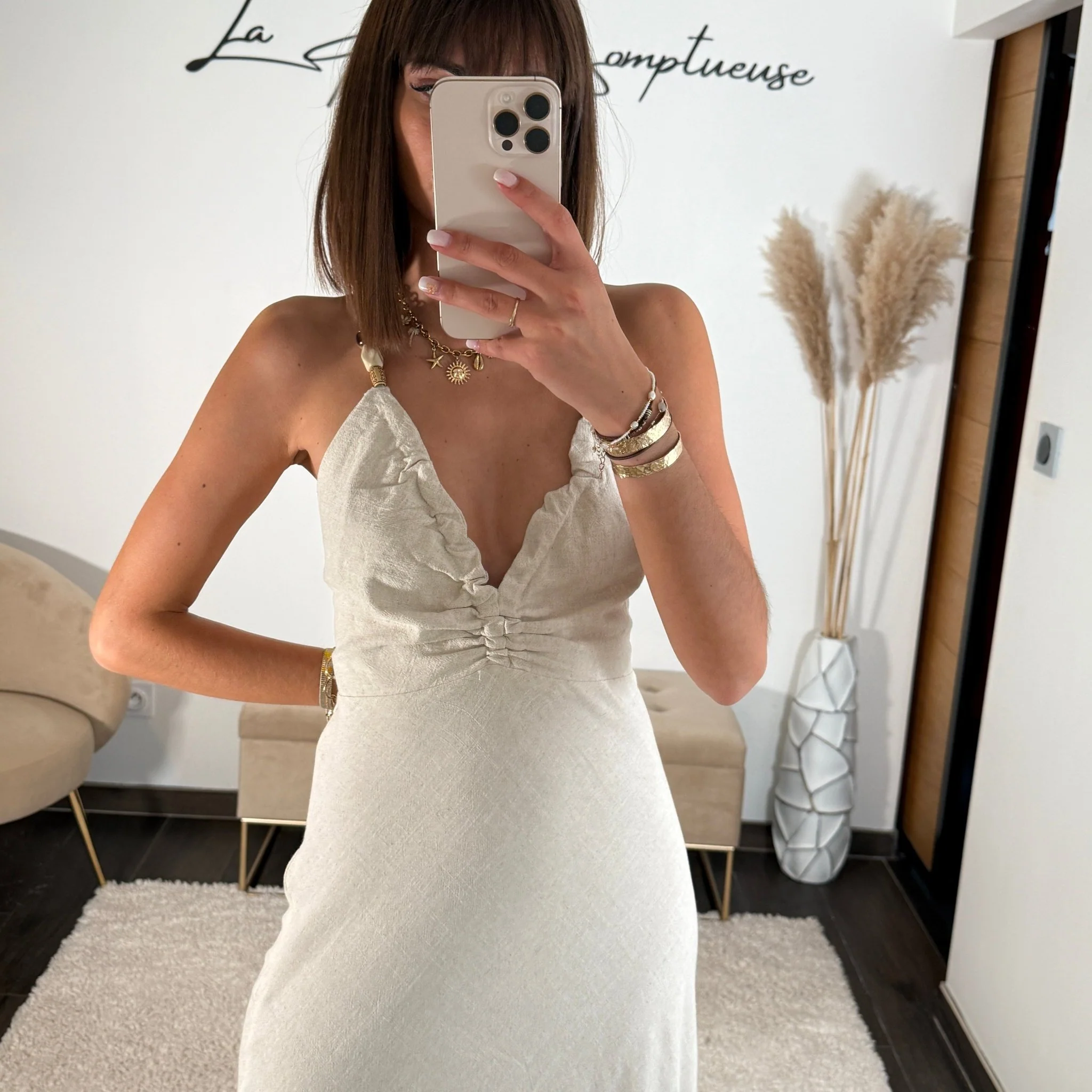 ROBE BEIGE POLENA - Image 3