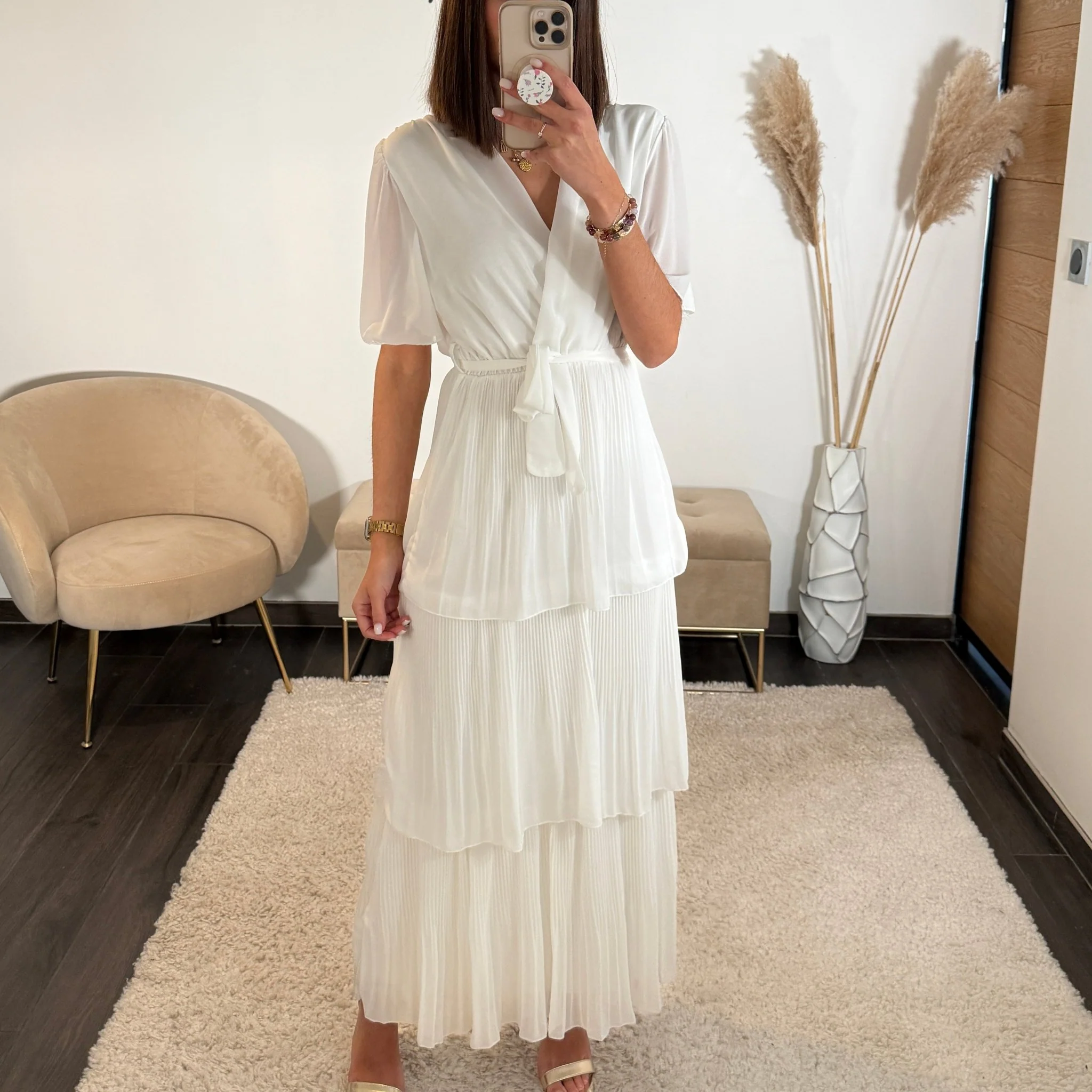 ROBE BLANC APPOLINE