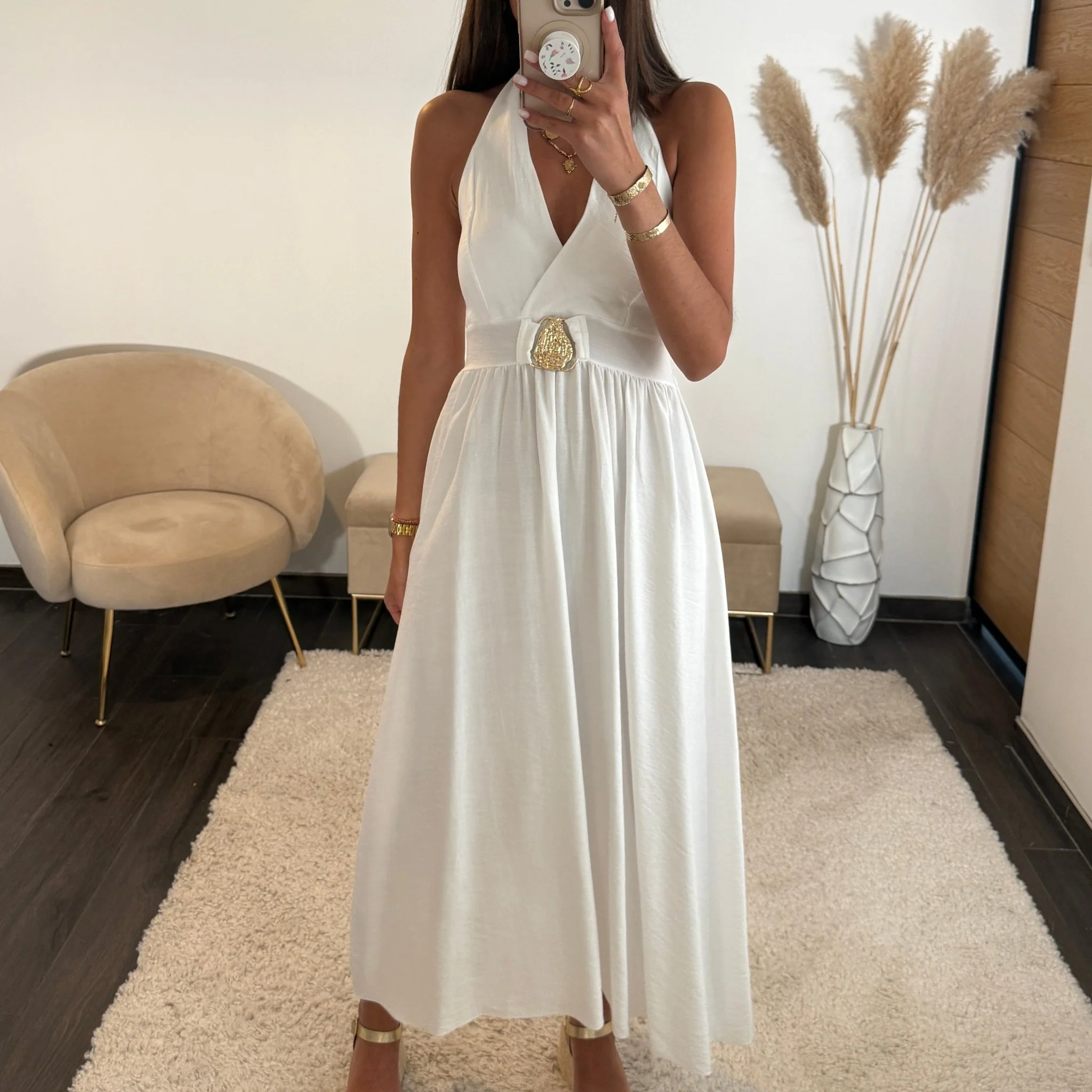 ROBE BLANC CORRINA