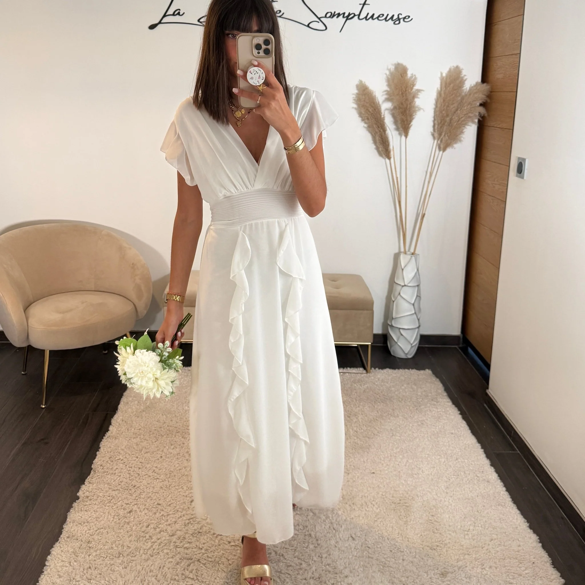 ROBE BLANCHE ALICIA