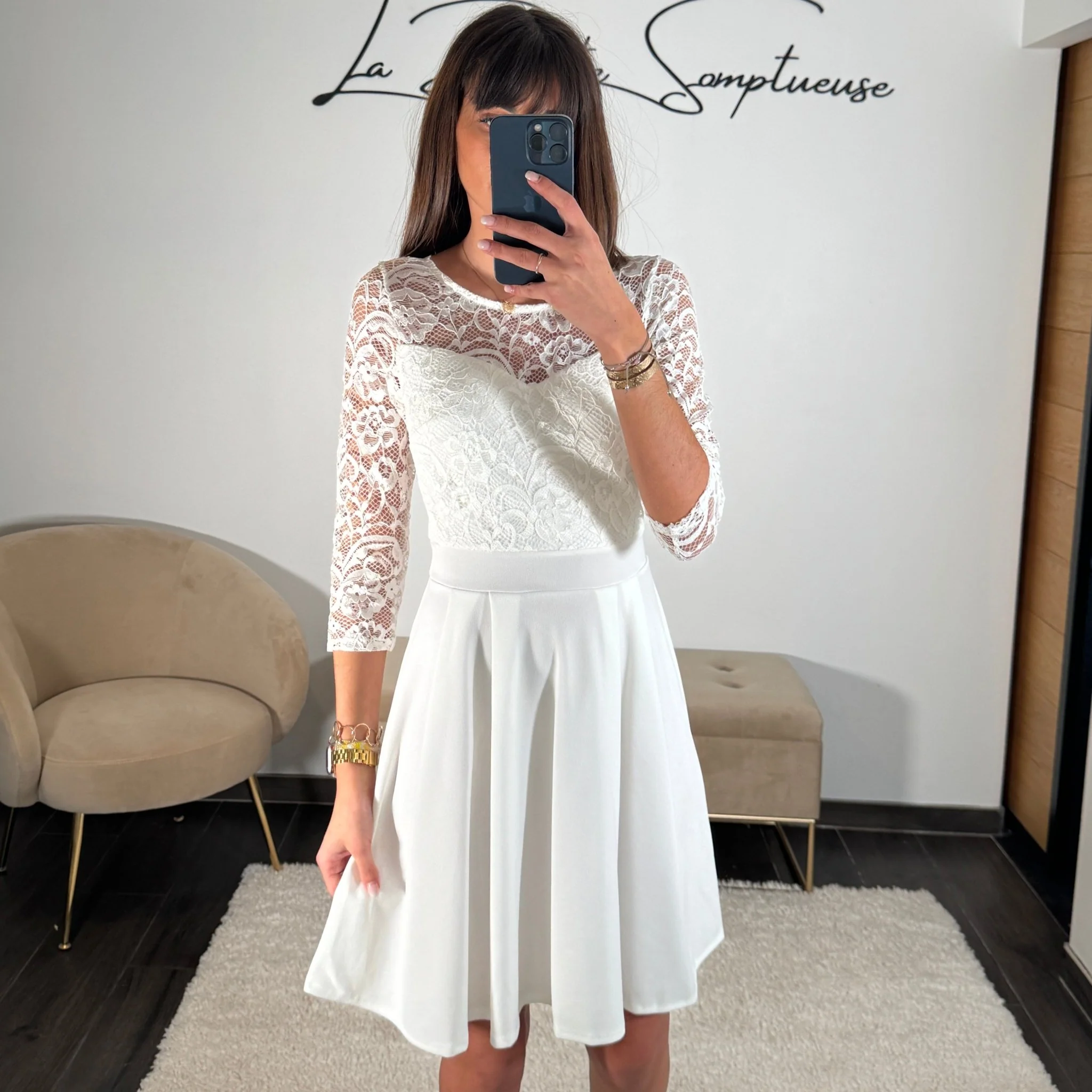 ROBE BLANCHE ANGELA