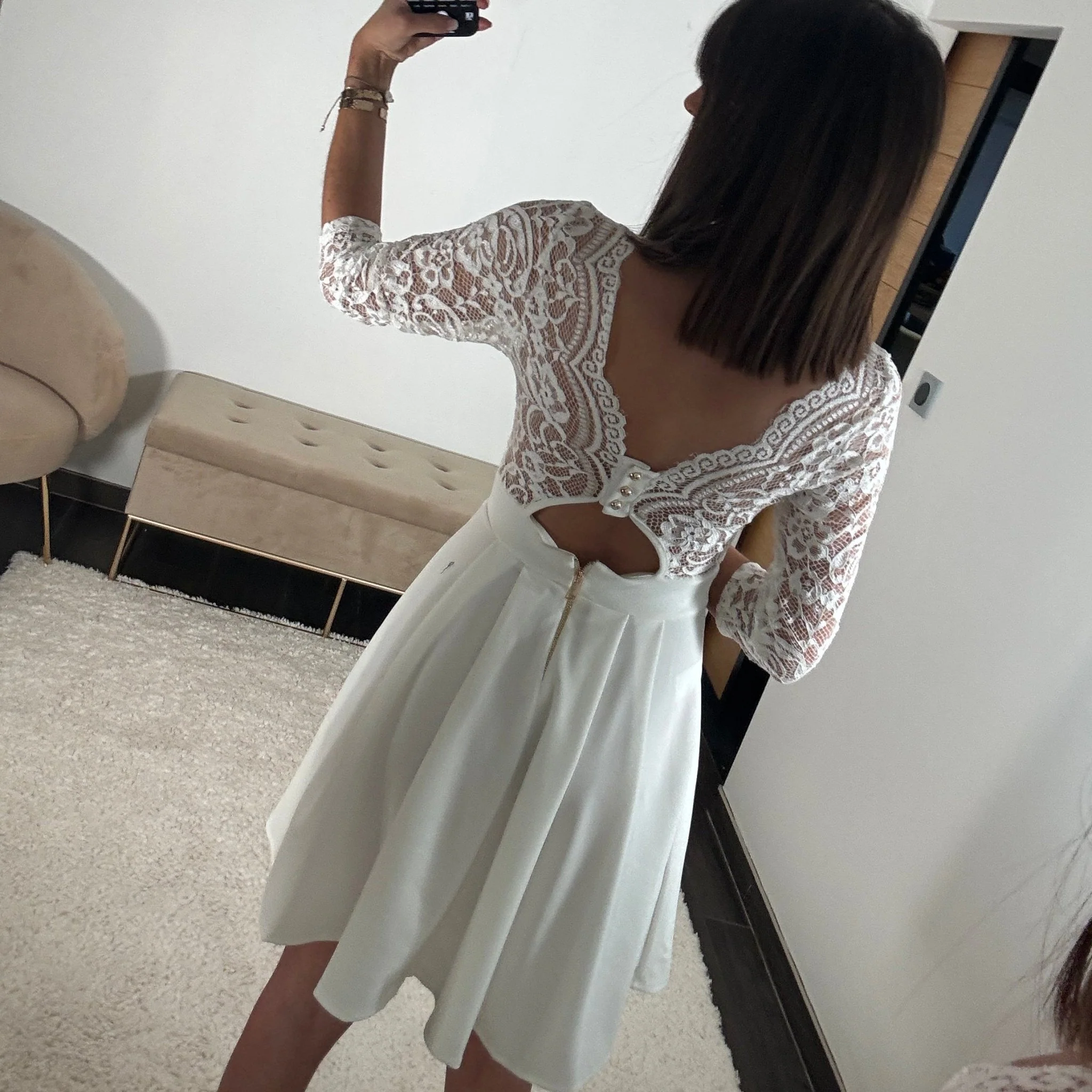 ROBE BLANCHE ANGELA - Image 2