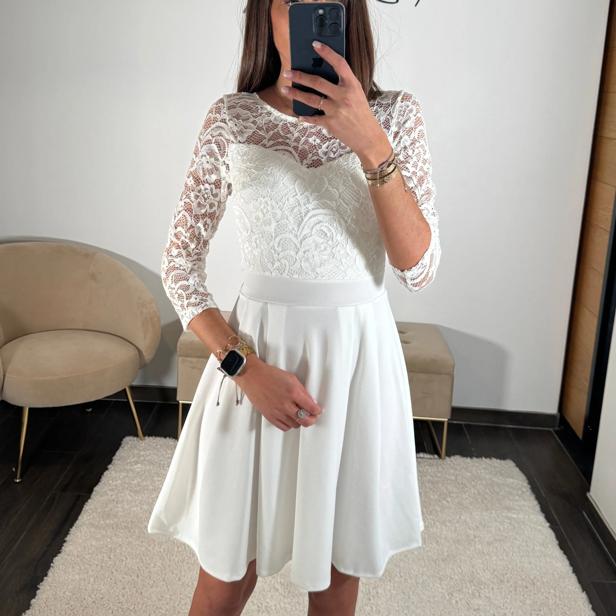 ROBE BLANCHE ANGELA - Image 4