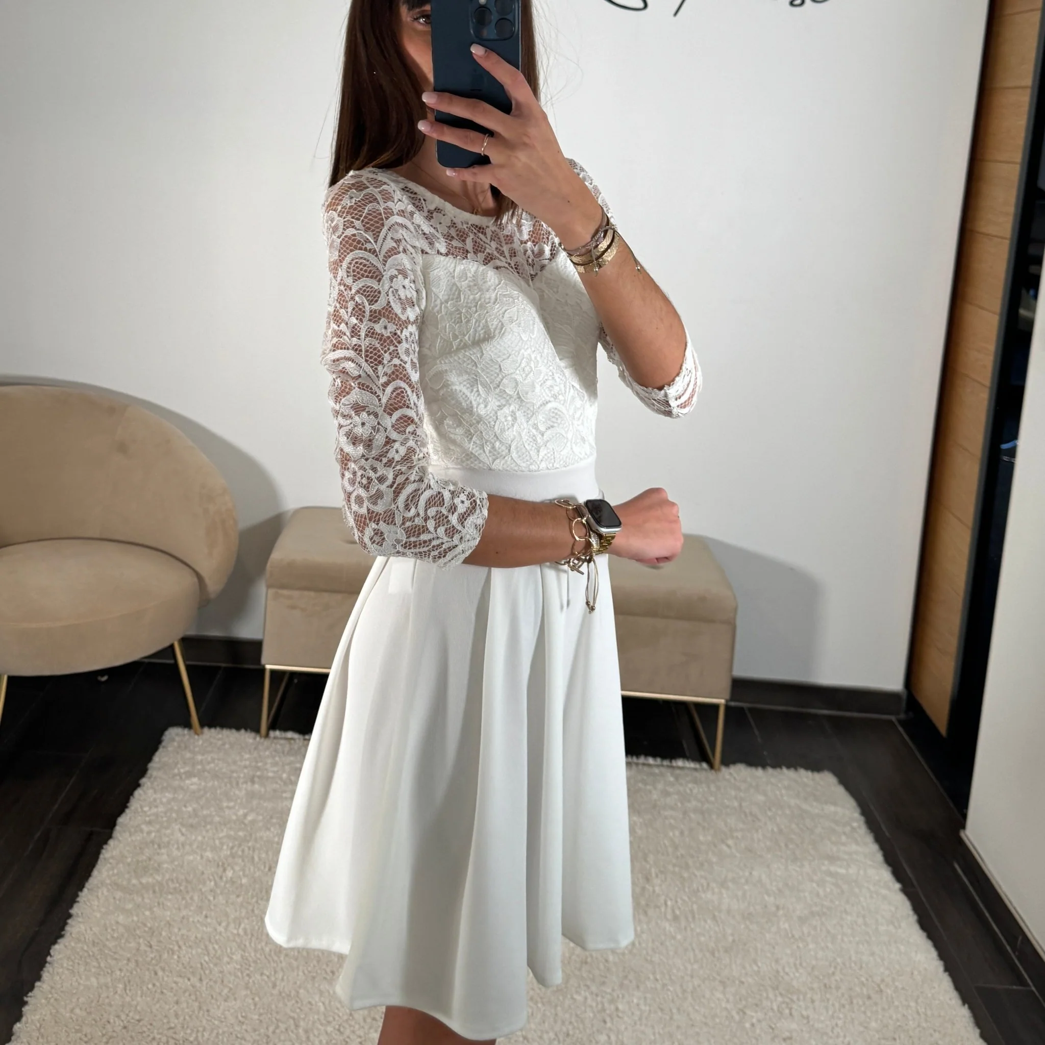 ROBE BLANCHE ANGELA - Image 7
