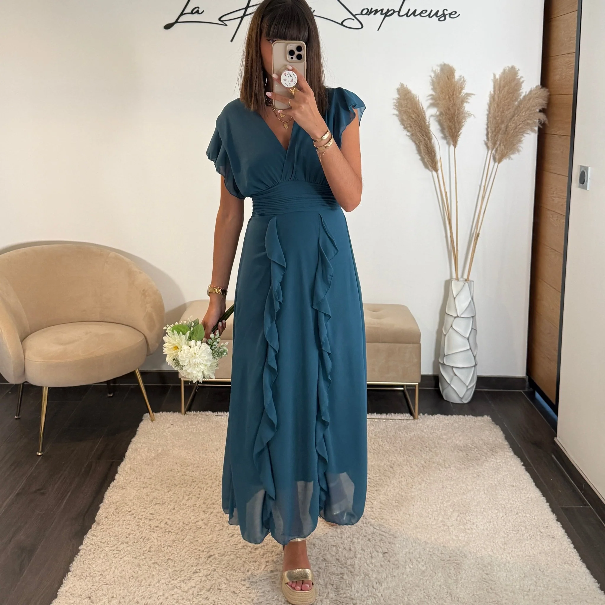ROBE BLEU ALICIA - Image 3