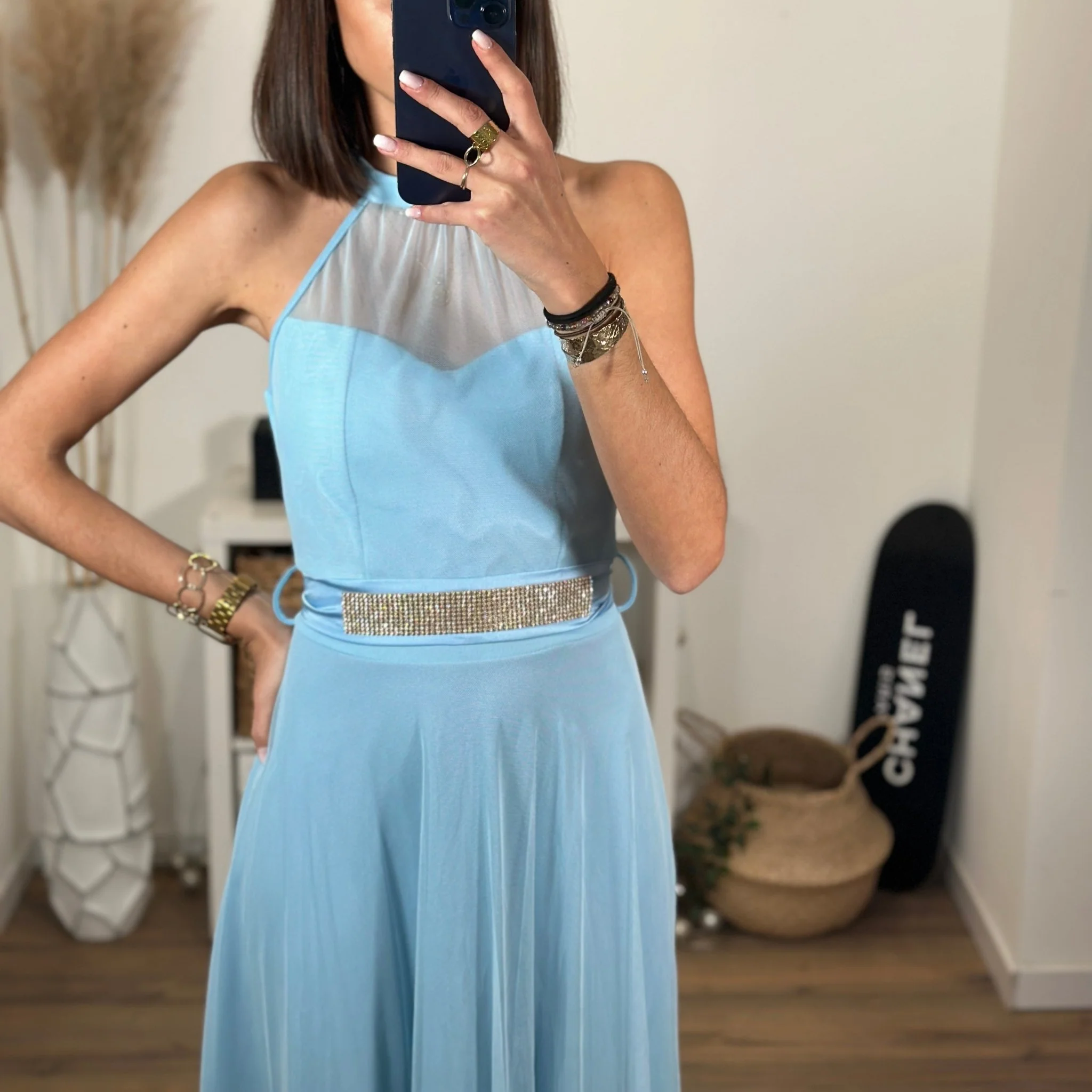 ROBE BLEU CIEL AMELIA - Image 2